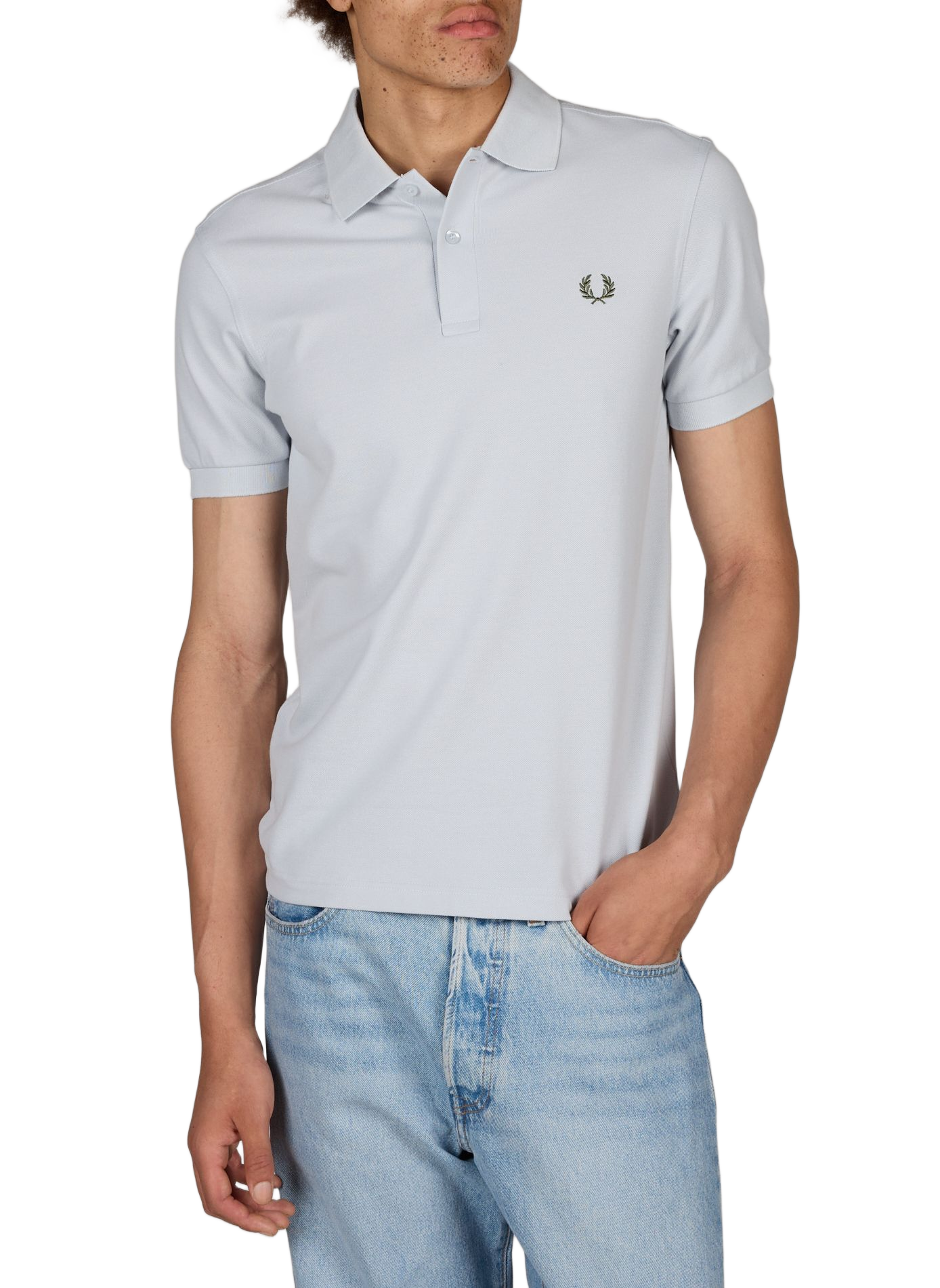 Piqué katoenen polo FRED PERRY Blauw