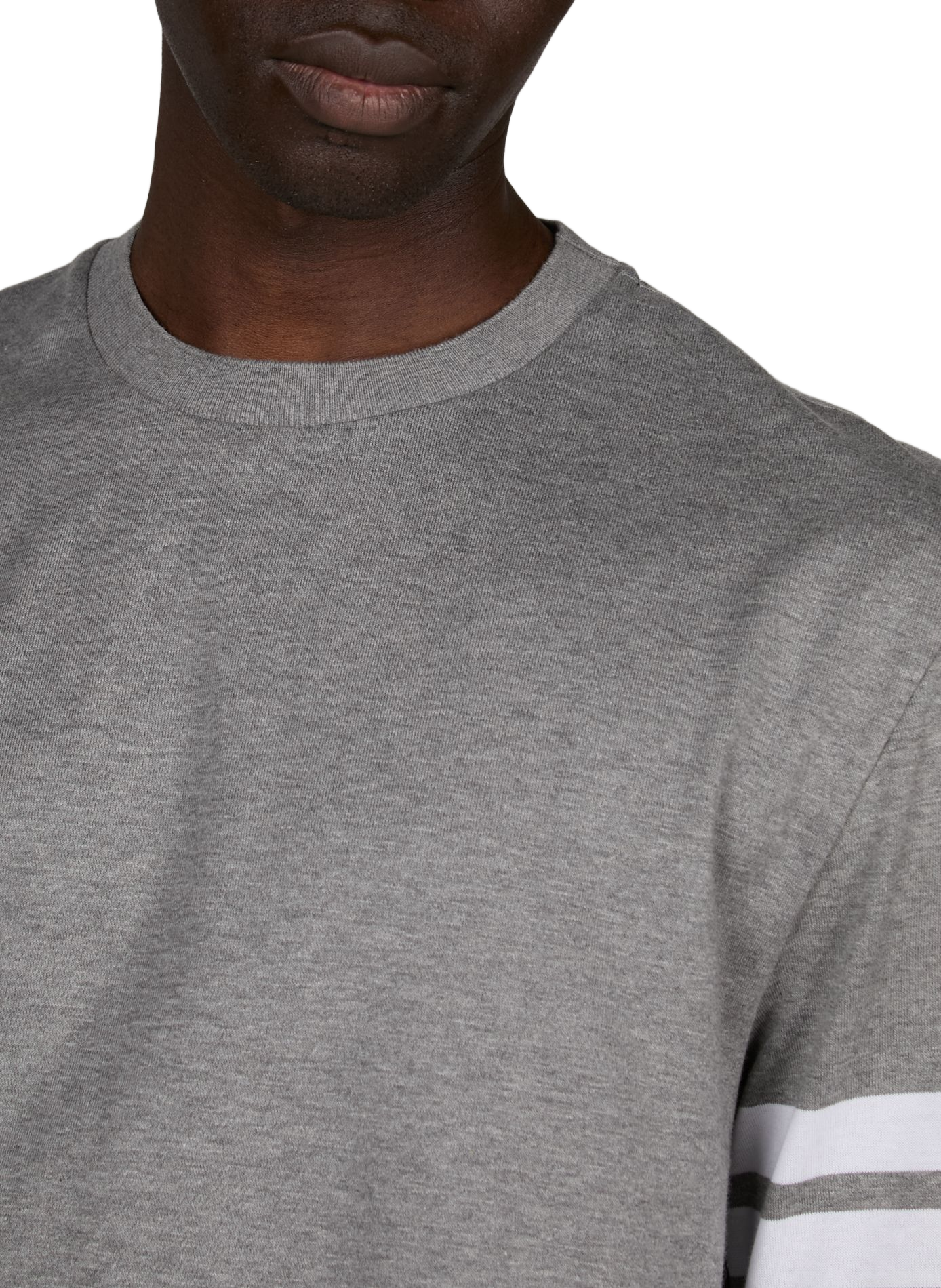 Katoenen T-shirt THOM BROWNE Grijs