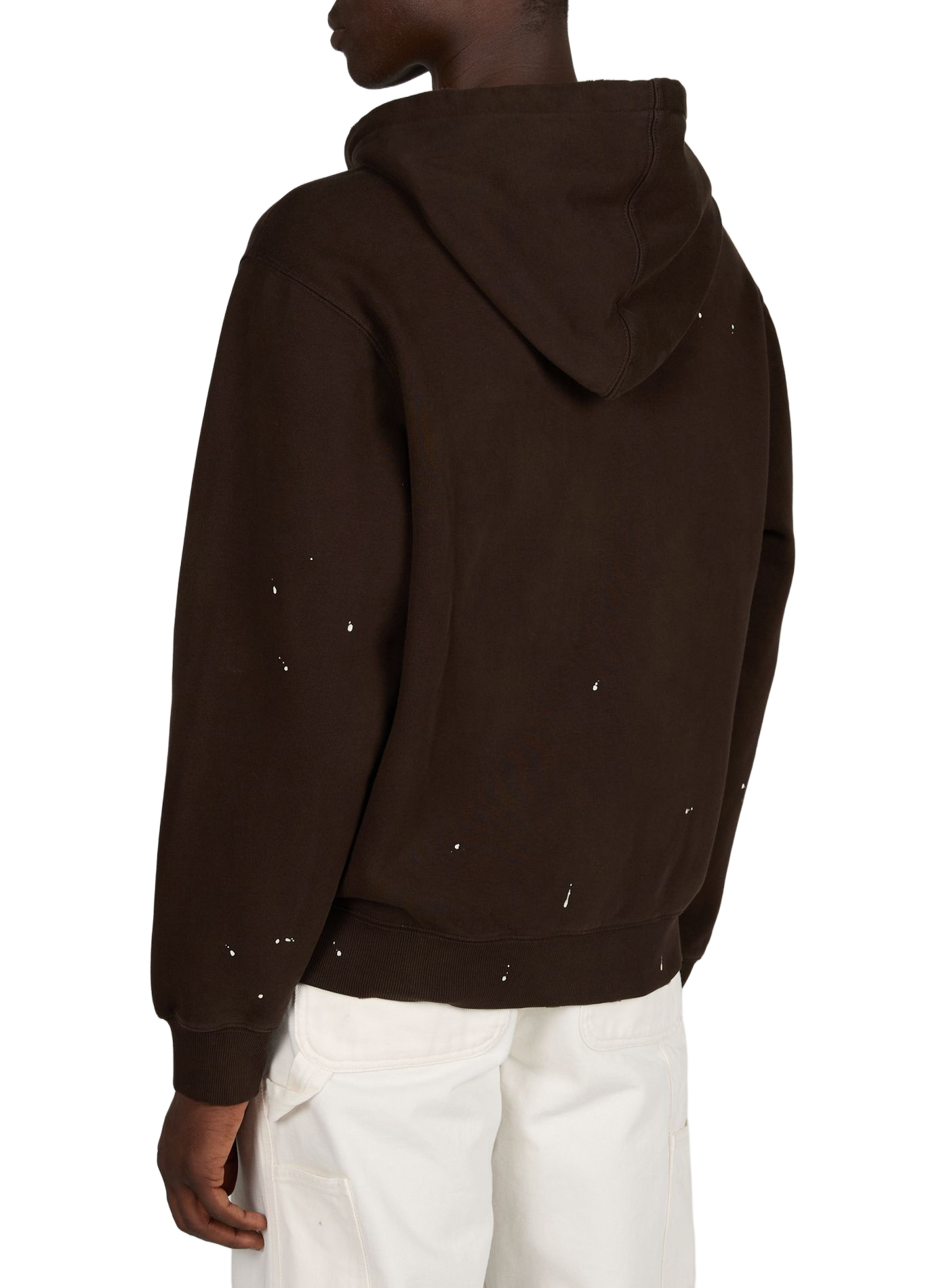 Hoodie ample brodé en coton CARHARTT WIP Marron
