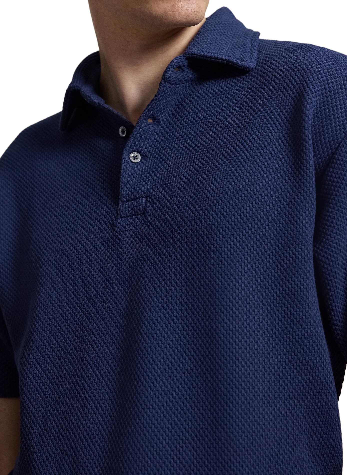 Straight fit short-sleeve cotton polo POLO RALPH LAUREN Blue