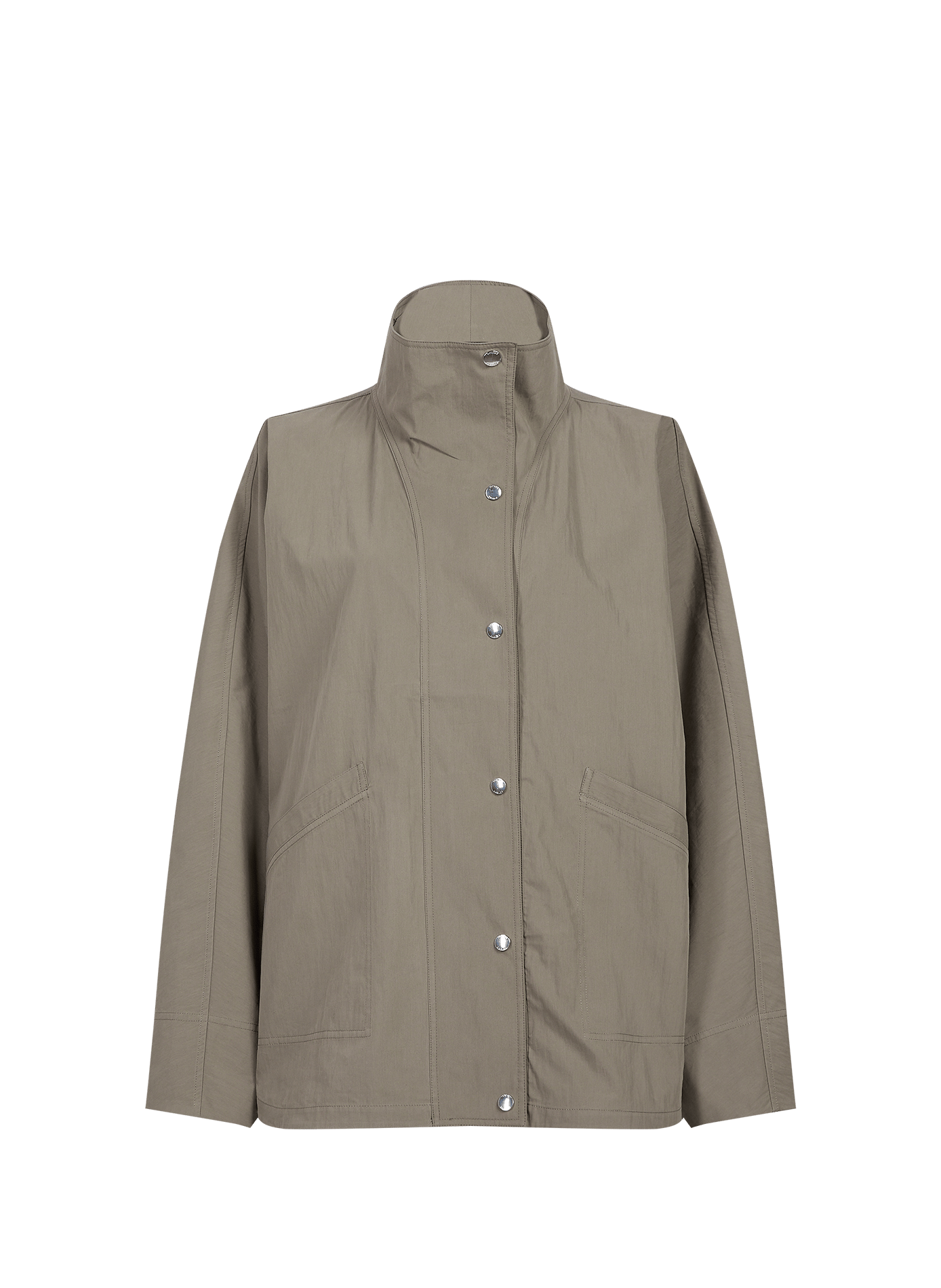 Veste parachute en coton mélangé TOTEME Marron
