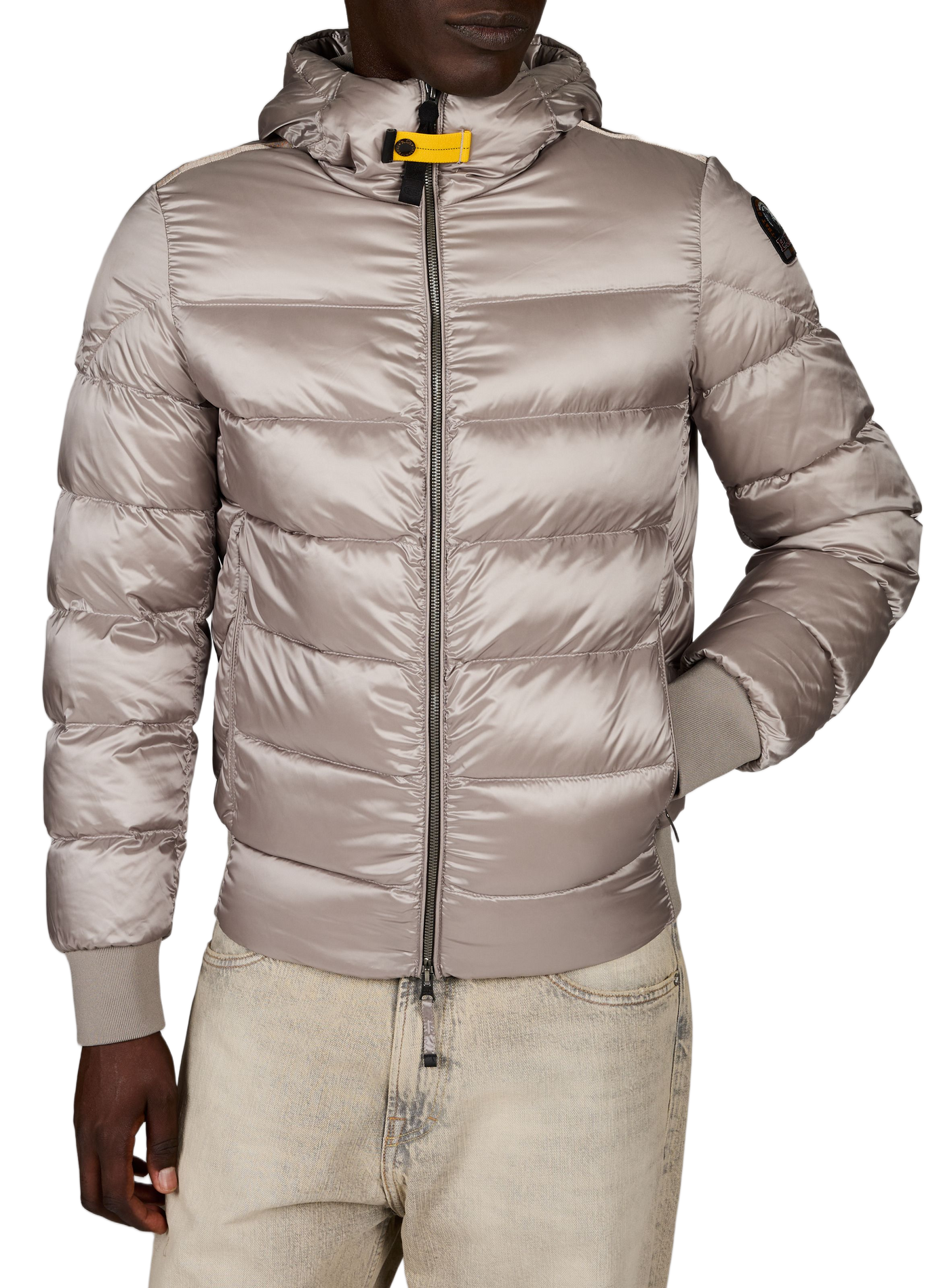 Doudoune matelassé Pharr à capuche PARAJUMPERS Gris