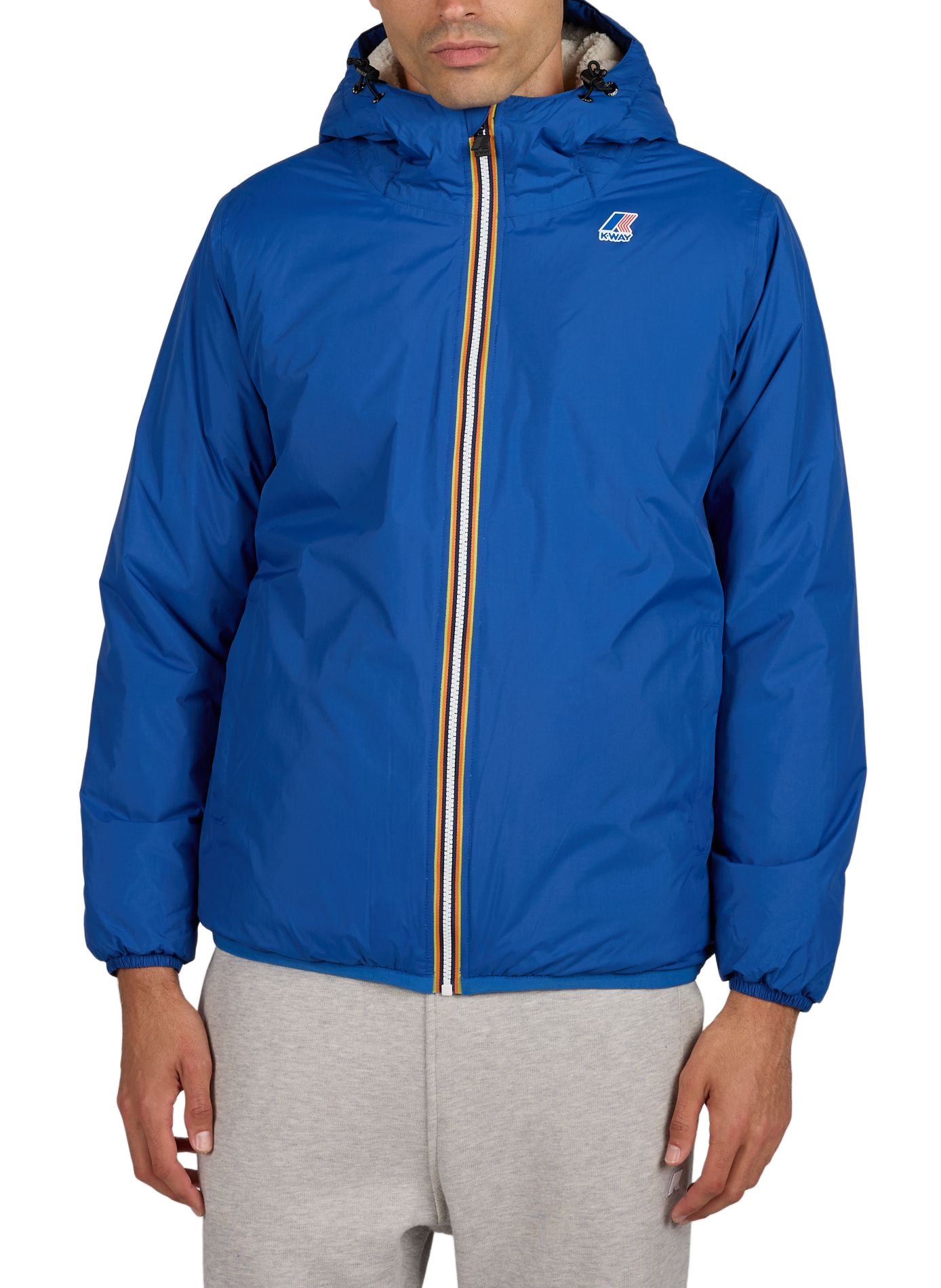 Jacket The Real Claude K-WAY Blue