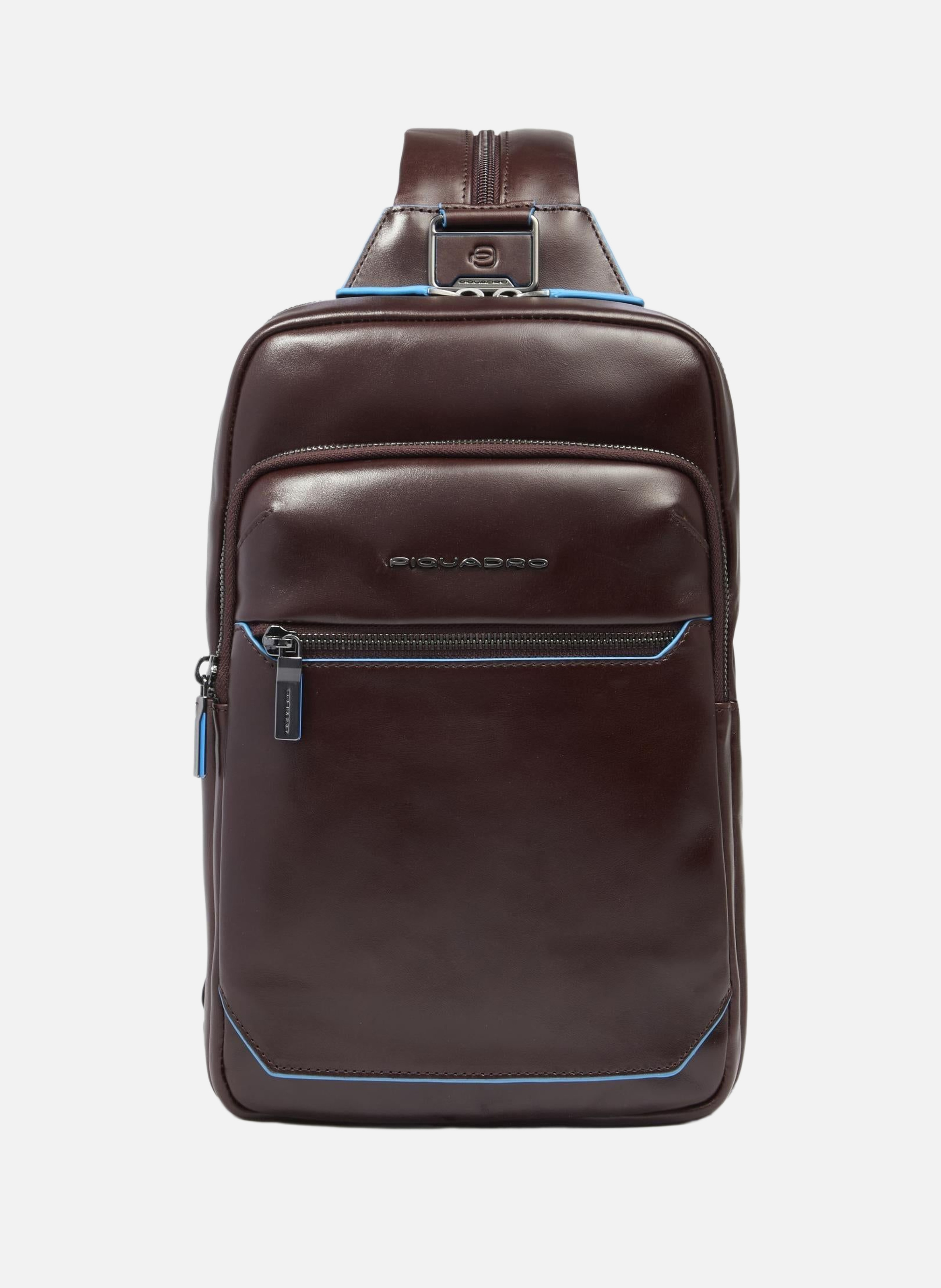 Convertible to backpack sling bag PIQUADRO Brown