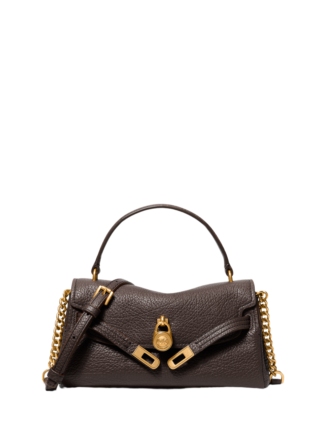 Handtasche aus strukturiertem Leder MICHAEL KORS Braun