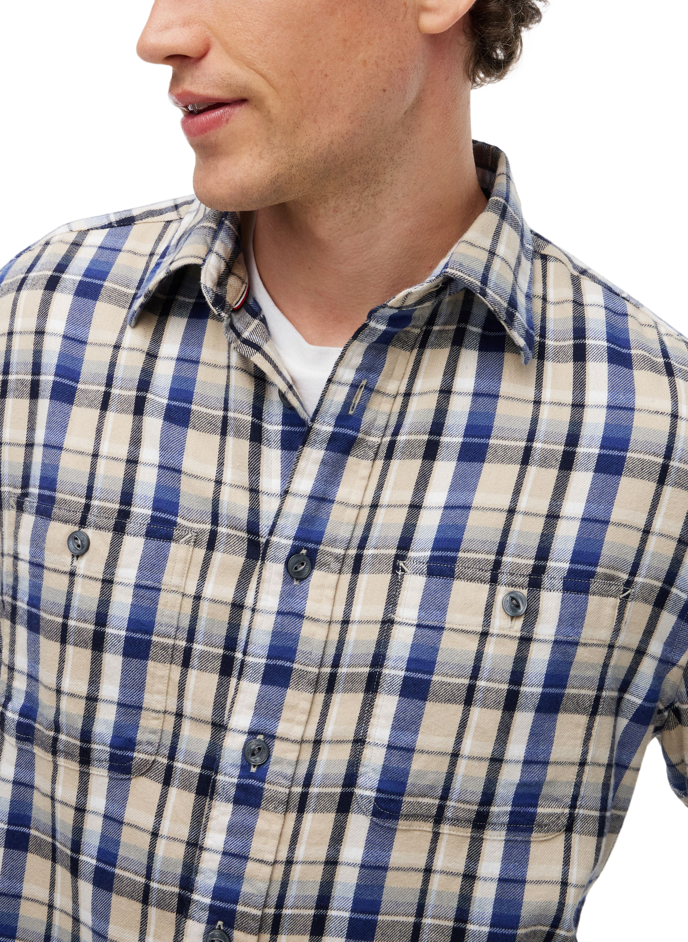 Chemise droite à carreaux TOMMY HILFIGER Multicolour
