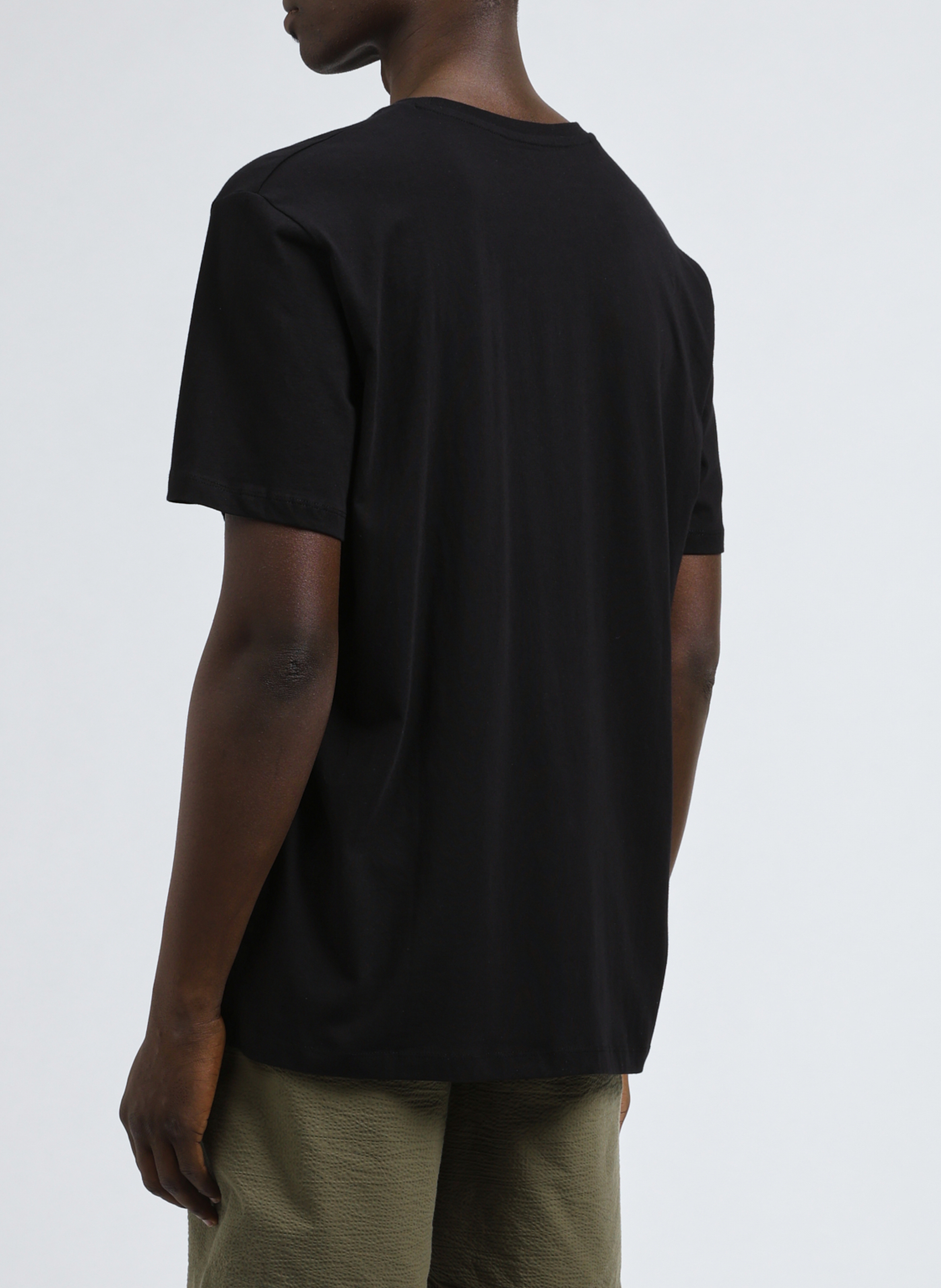 Classic Cotton T-Shirt SELECTED Black