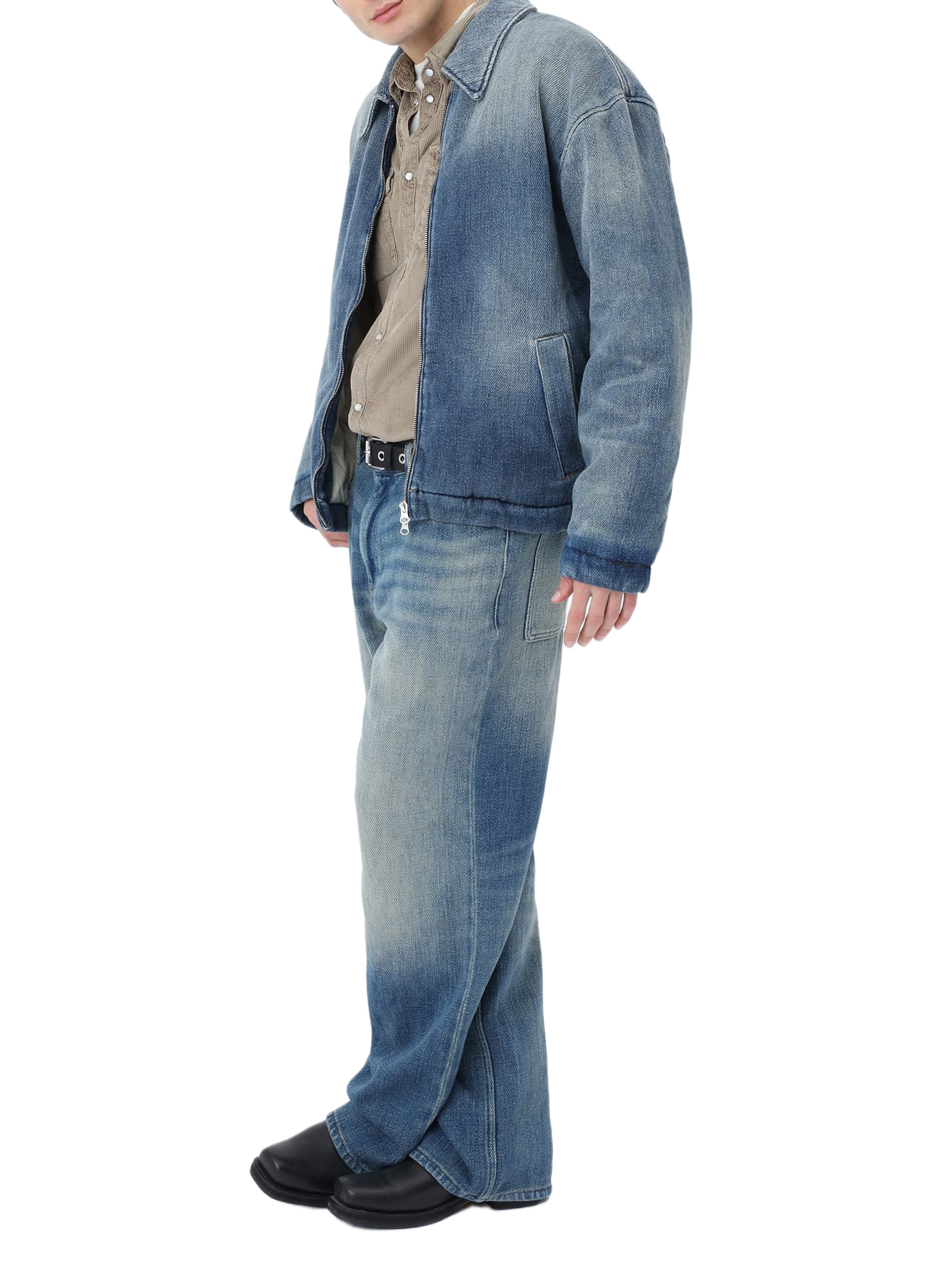 Case straight-leg jeans in cotton denim WON HUNDRED Blue