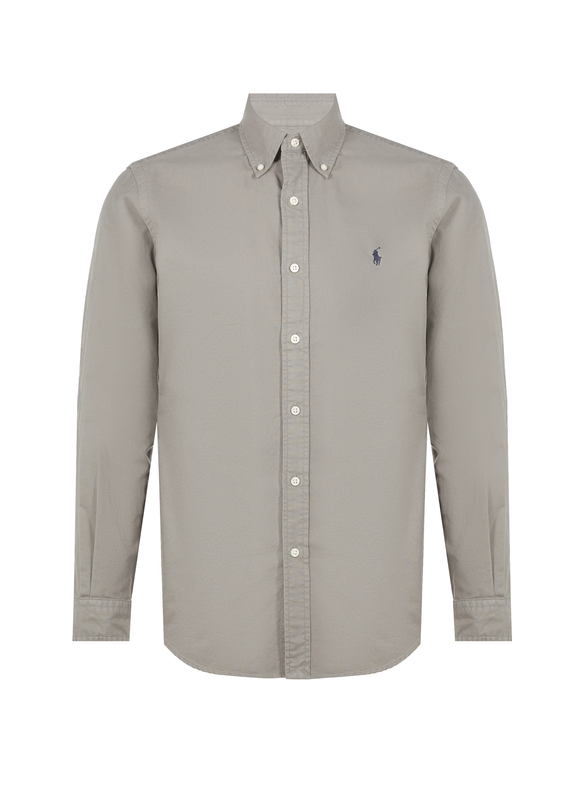 Long-sleeved cotton shirt POLO RALPH LAUREN Grey