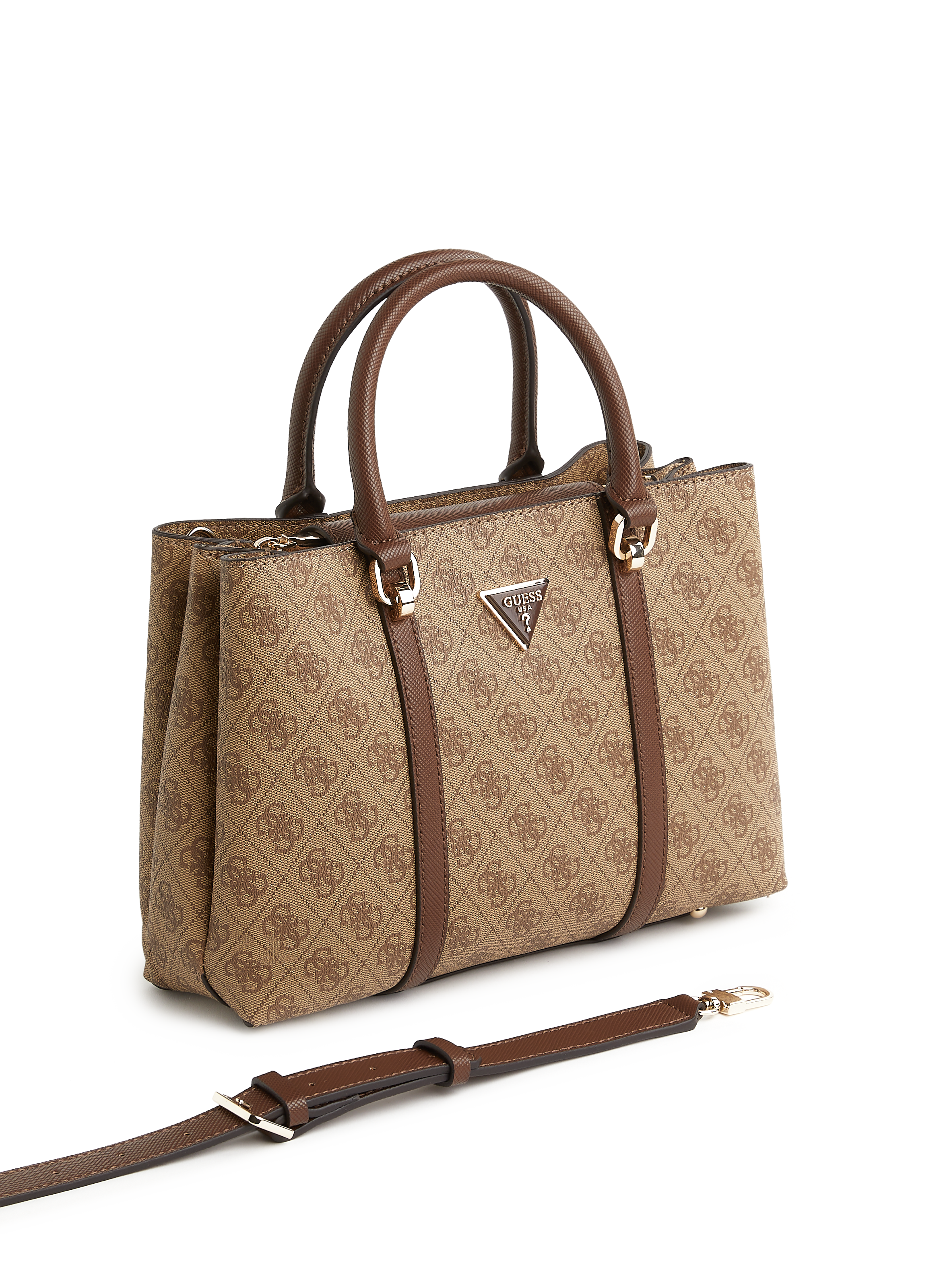 Sac à main imprimé monogramme