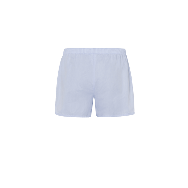 Hanro Cotton Boxer Shorts In Blue