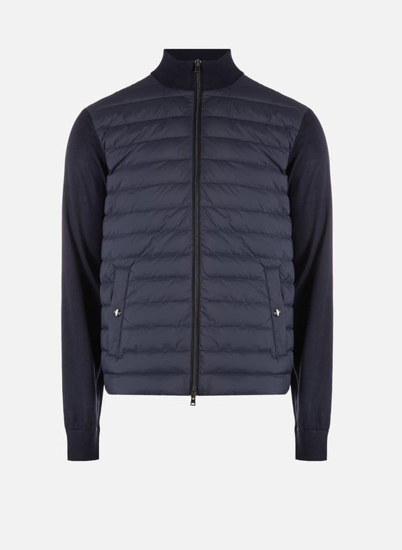 Gilet bi-matière soie et laine HERNO Gilet bi-matière soie et laine HERNO