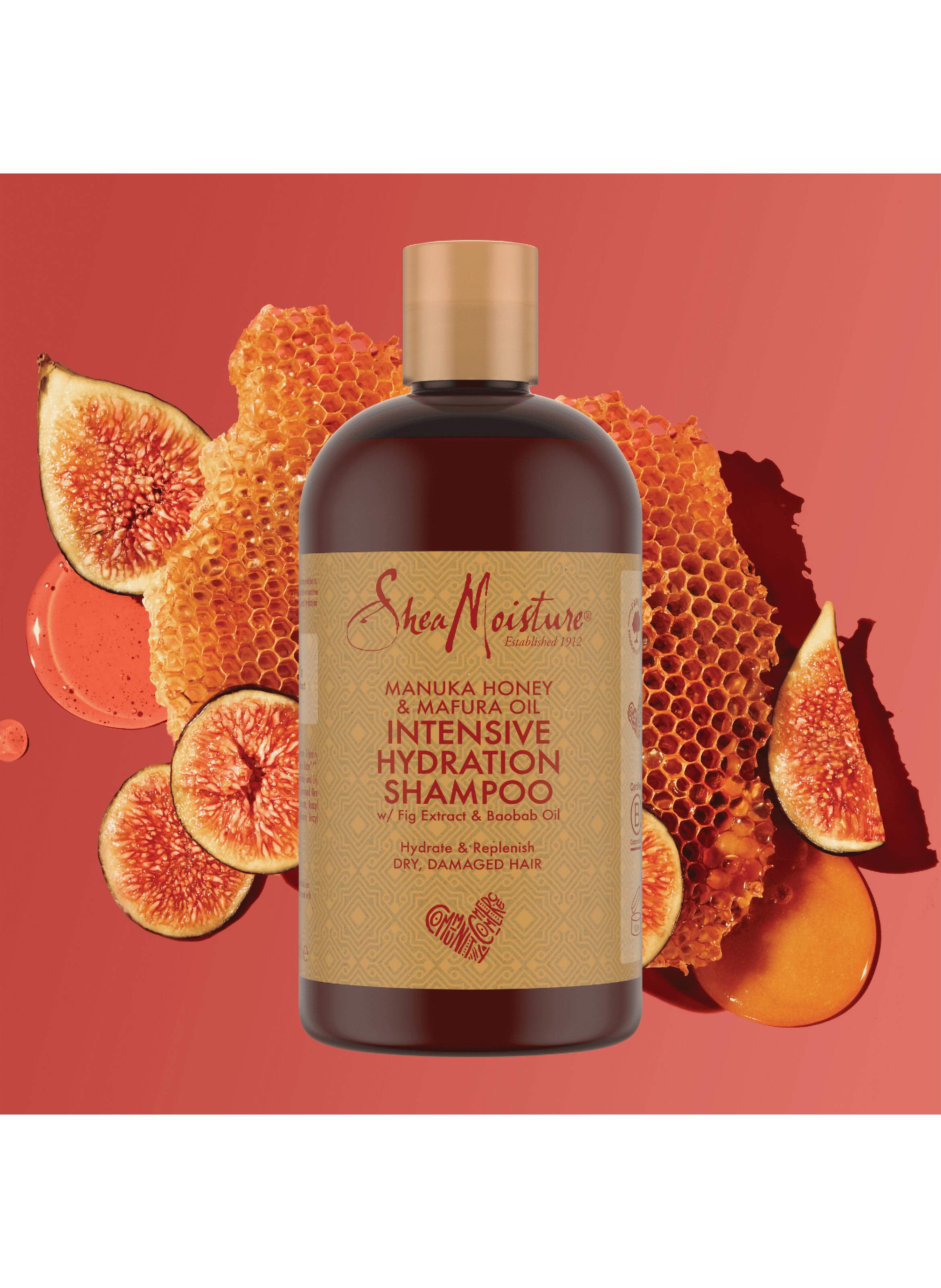 Shampoing Hydratation intense - Miel de Manaka et Huile de Mafura SHEA MOISTURE No color