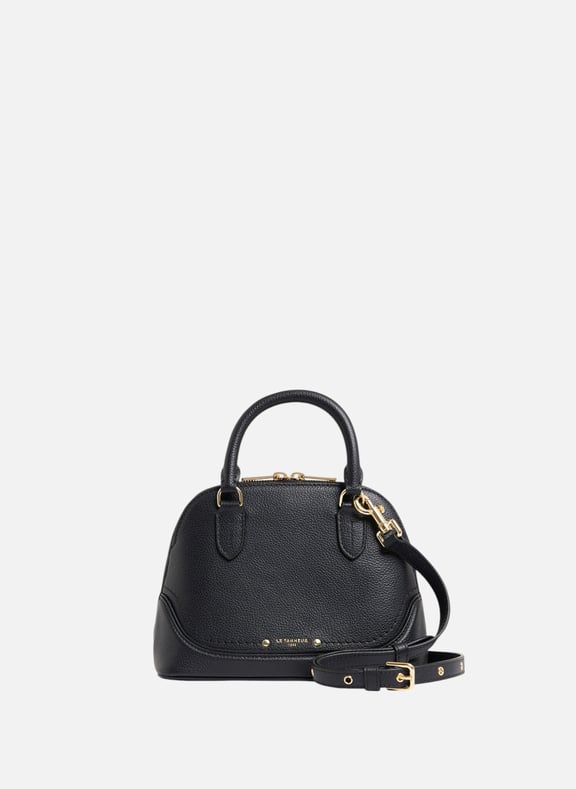 Petit sac à main ella en cuir grainé Noir by LE TANNEUR LE TANNEUR Petit sac à main ella en cuir grainé Noir