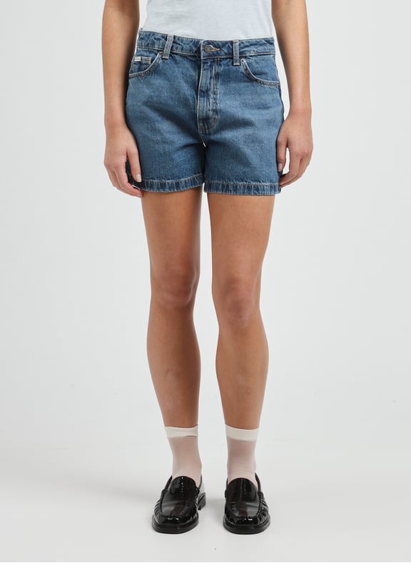 Short jean Mom Bleu by GUESS GUESS Short jean Mom Bleu