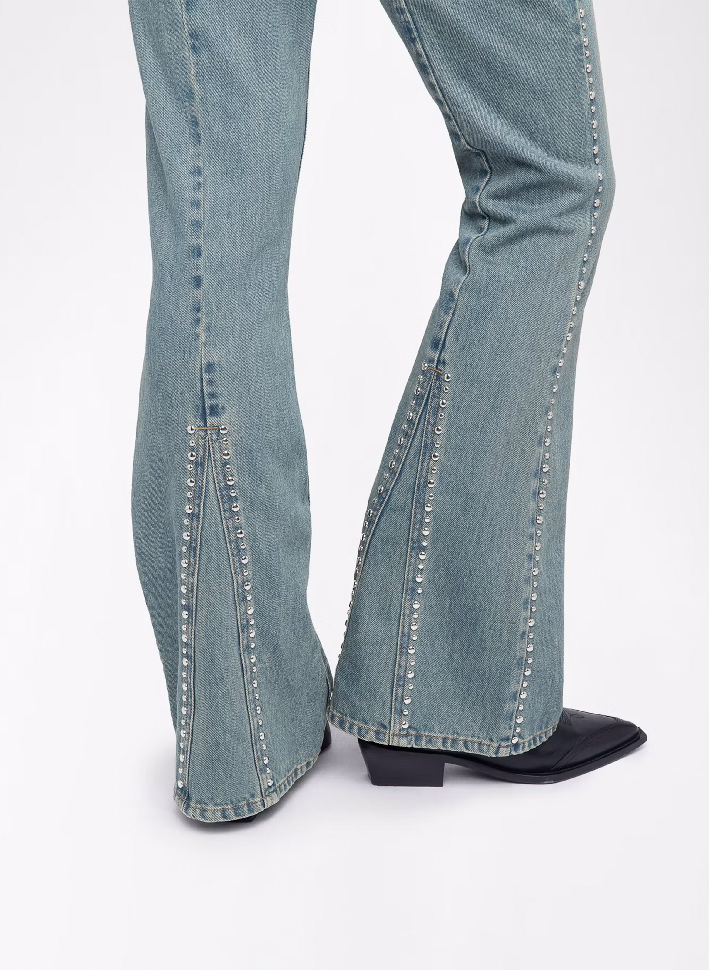 Jean bootcut en coton eclip ZADIG&VOLTAIRE Bleu