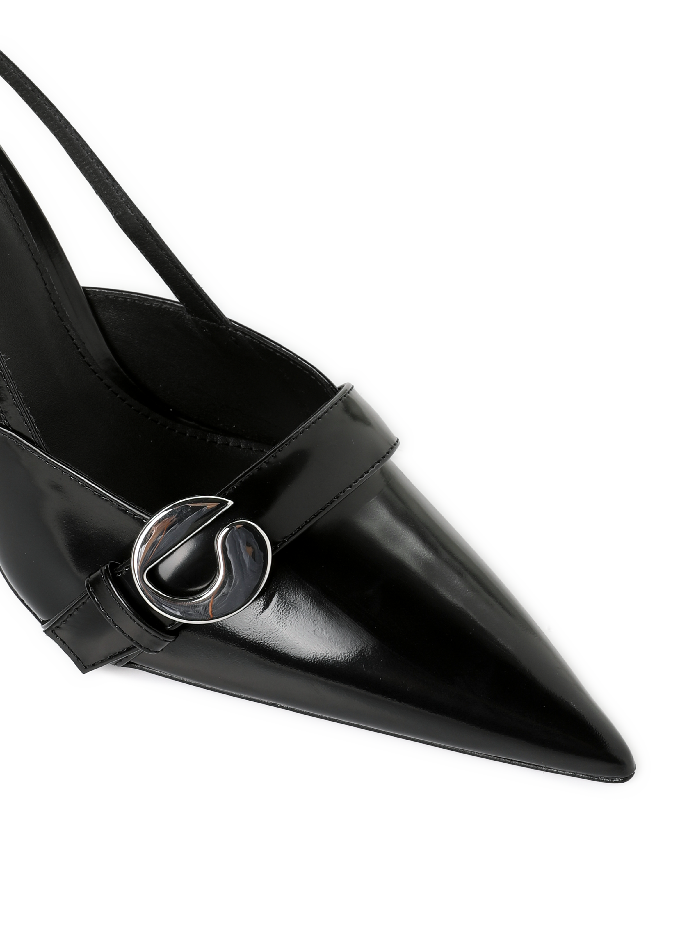 Belt leather pumps COPERNI Black