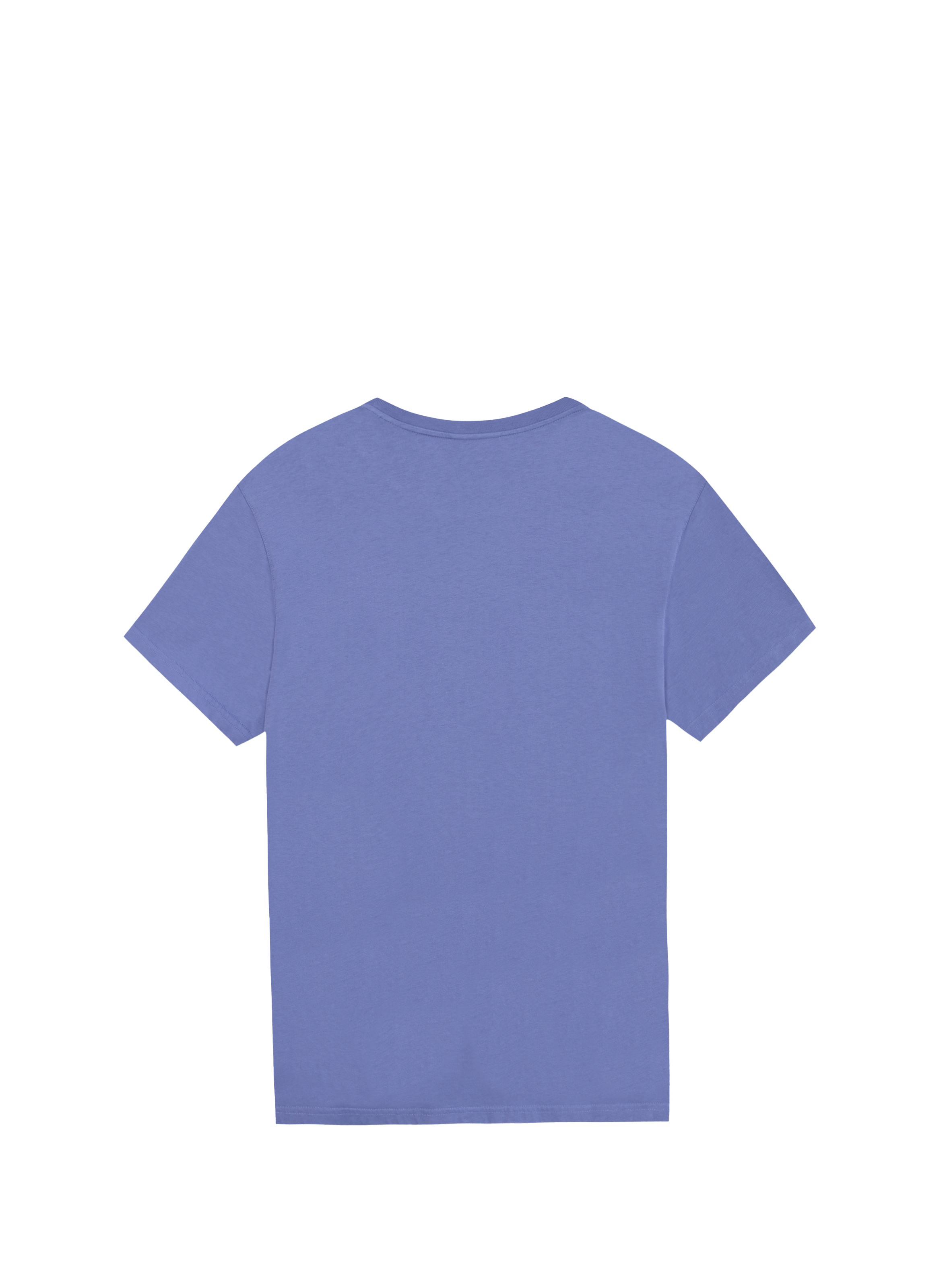 T-shirt droit brodé en coton MAISON LABICHE Bleu