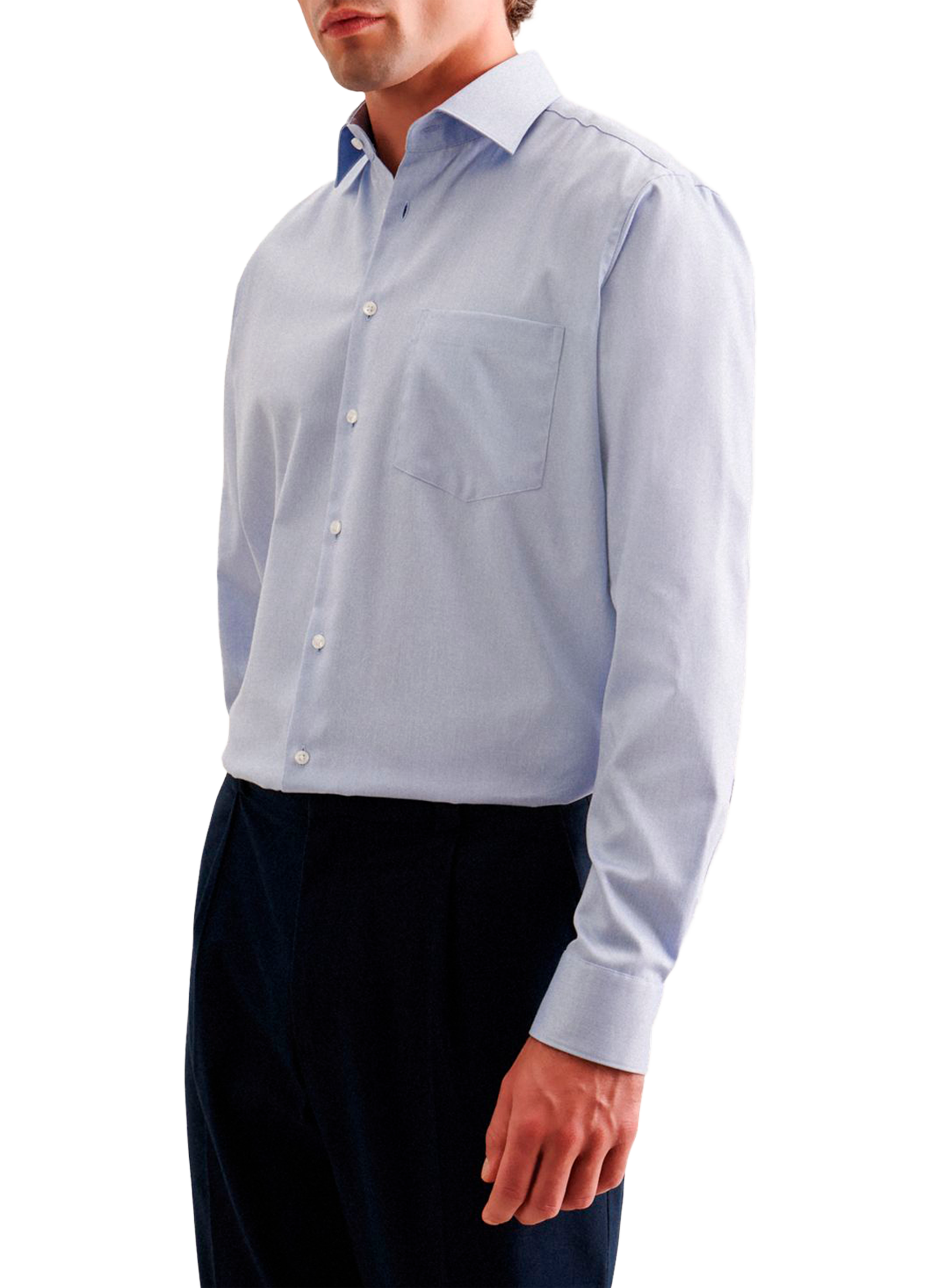 SEIDENSTICKER  Cotton shirt Blue