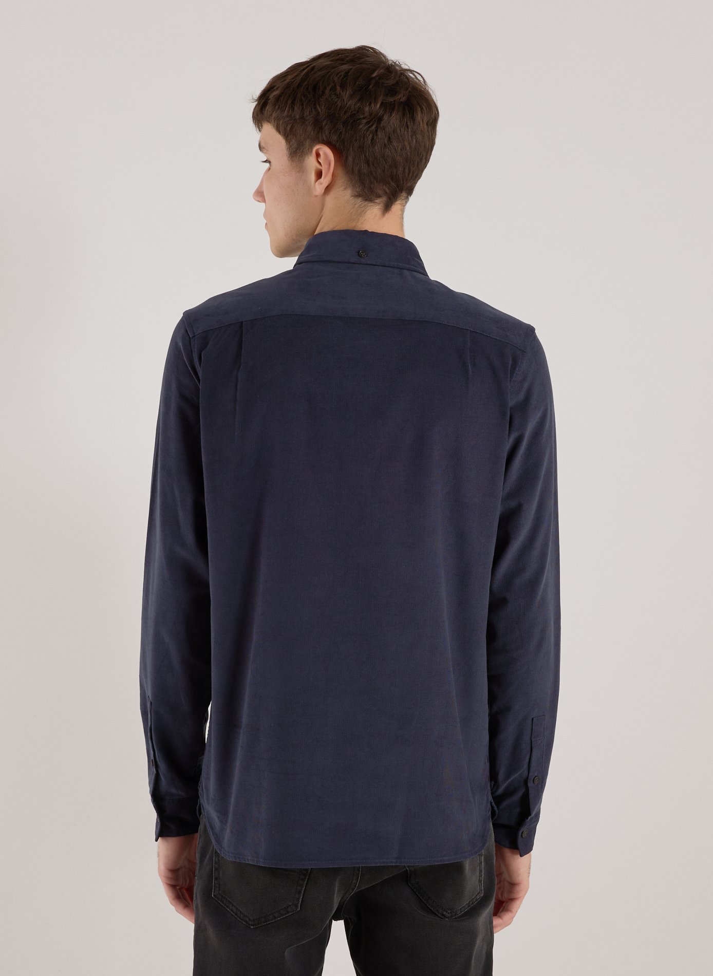 Chemise droite côtelé FRED PERRY Bleu