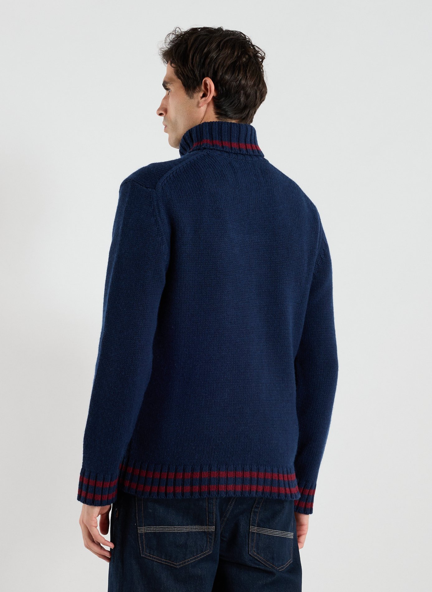 Turtleneck jumper GANT Blue