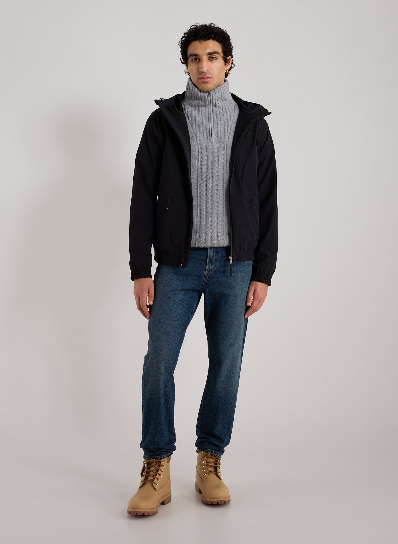 Blouson à capuche AIGLE Noir