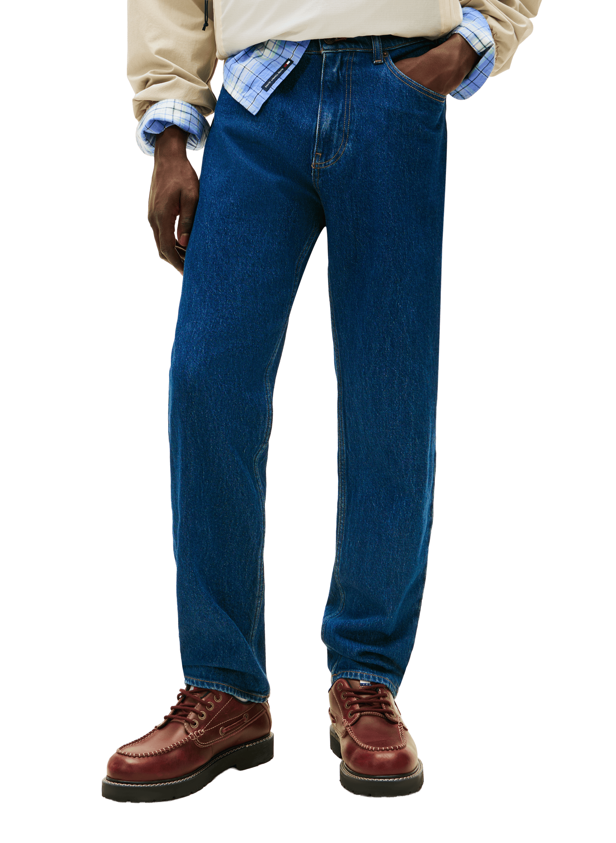 Jean coupe droite TOMMY HILFIGER Bleu