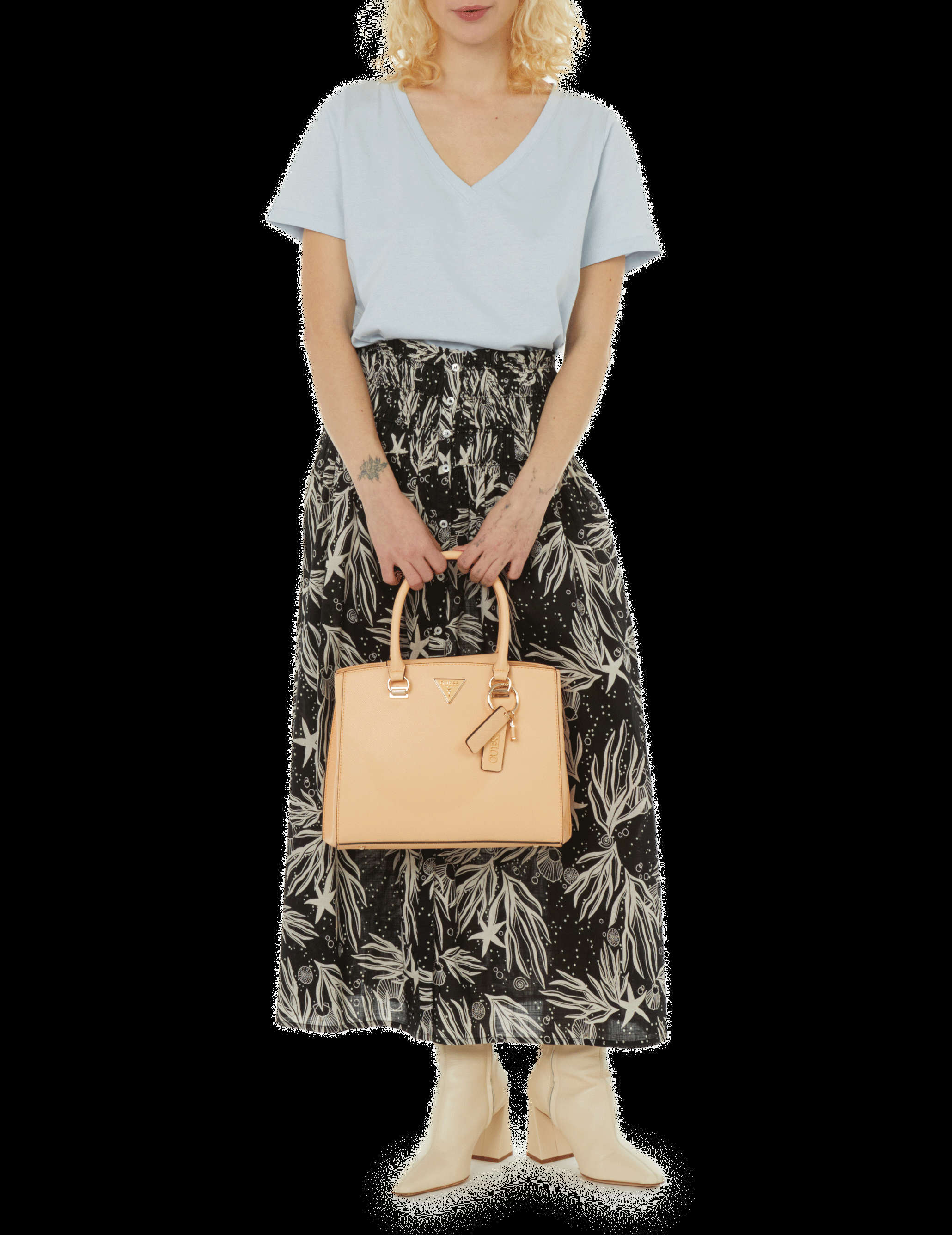 Jupe longue Angela  ROSEANNA Noir