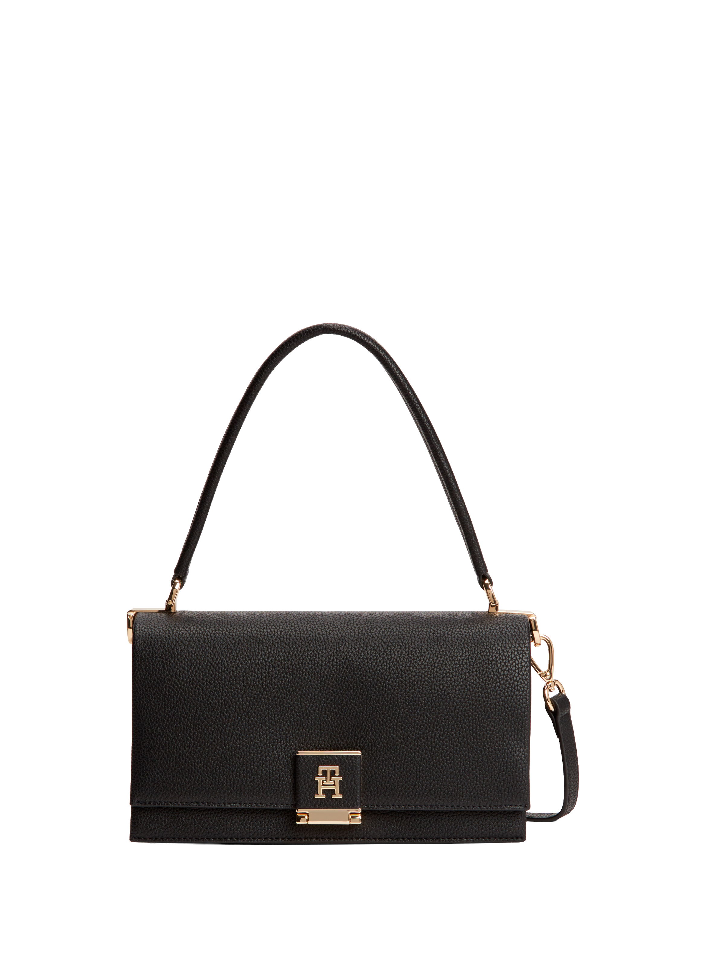 Sac à bandoulière grainé TOMMY HILFIGER Noir