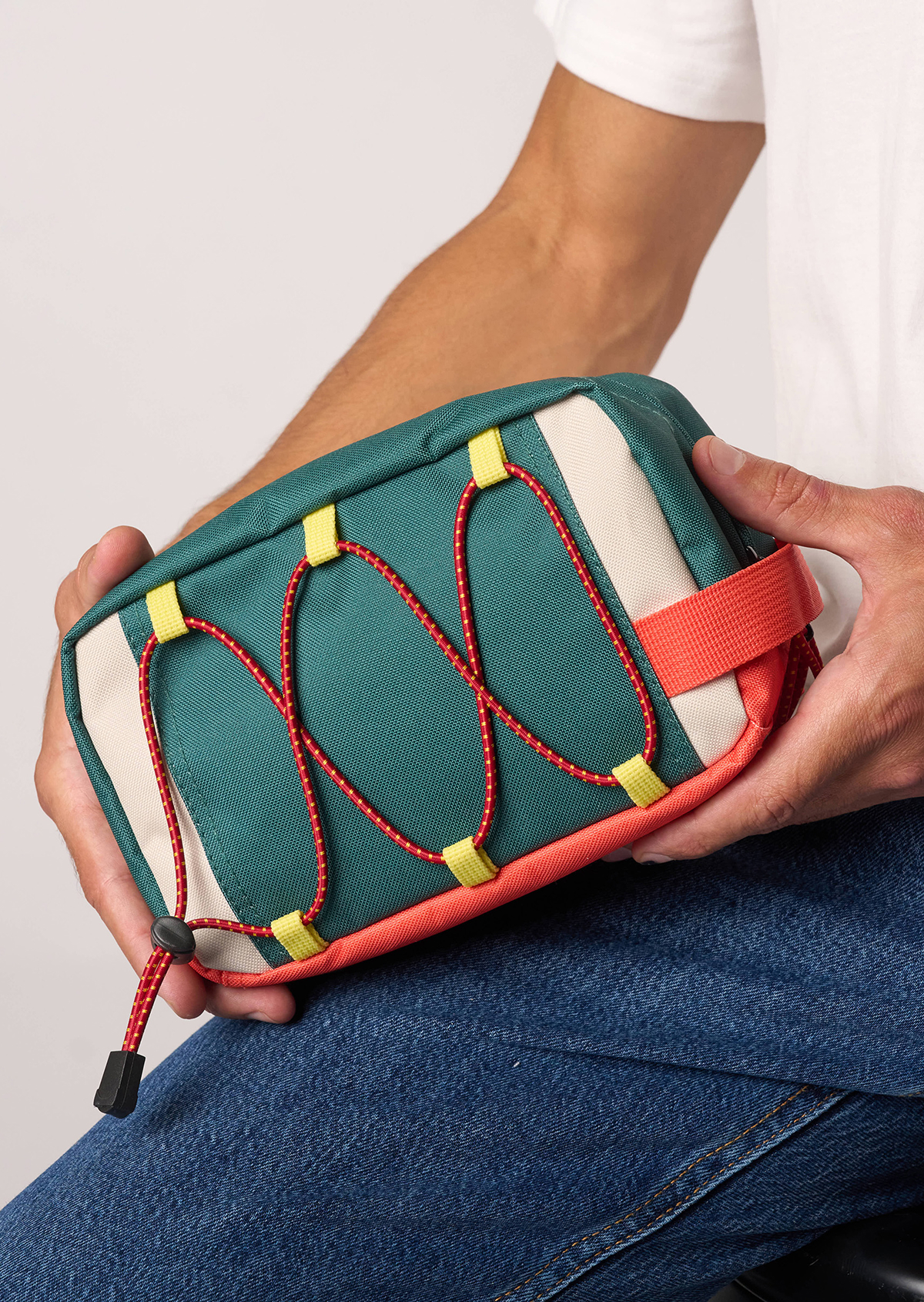 Trousse de toilette en polyester recyclé BILLYBELT Vert