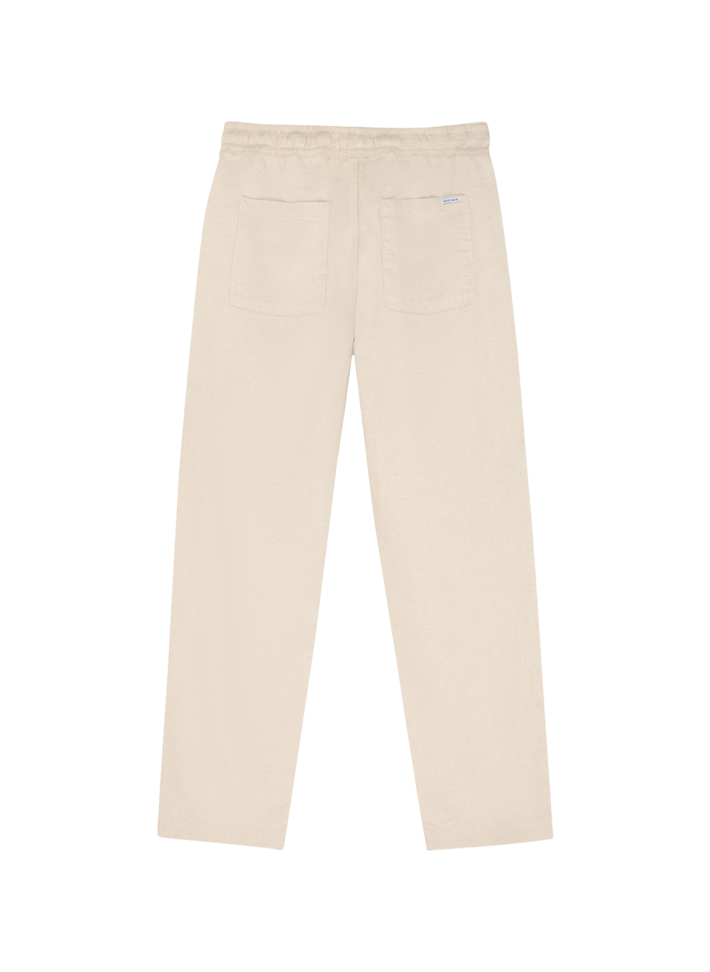 Lyocell and linen trousers MAISON LABICHE Beige