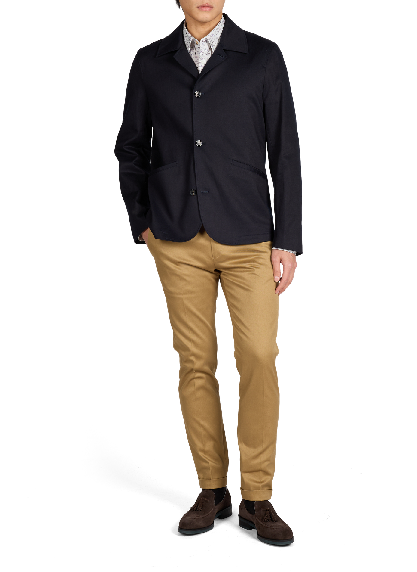 Cotton chino trousers PAUL SMITH Beige