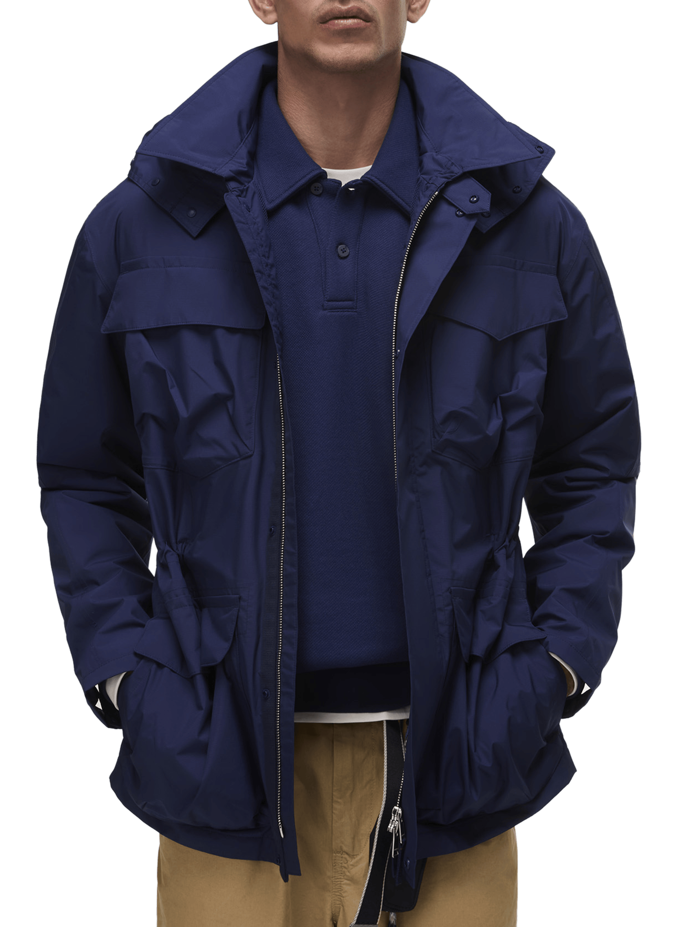 Blouson à capuche imperméable A-cloudy NAPAPIJRI Bleu