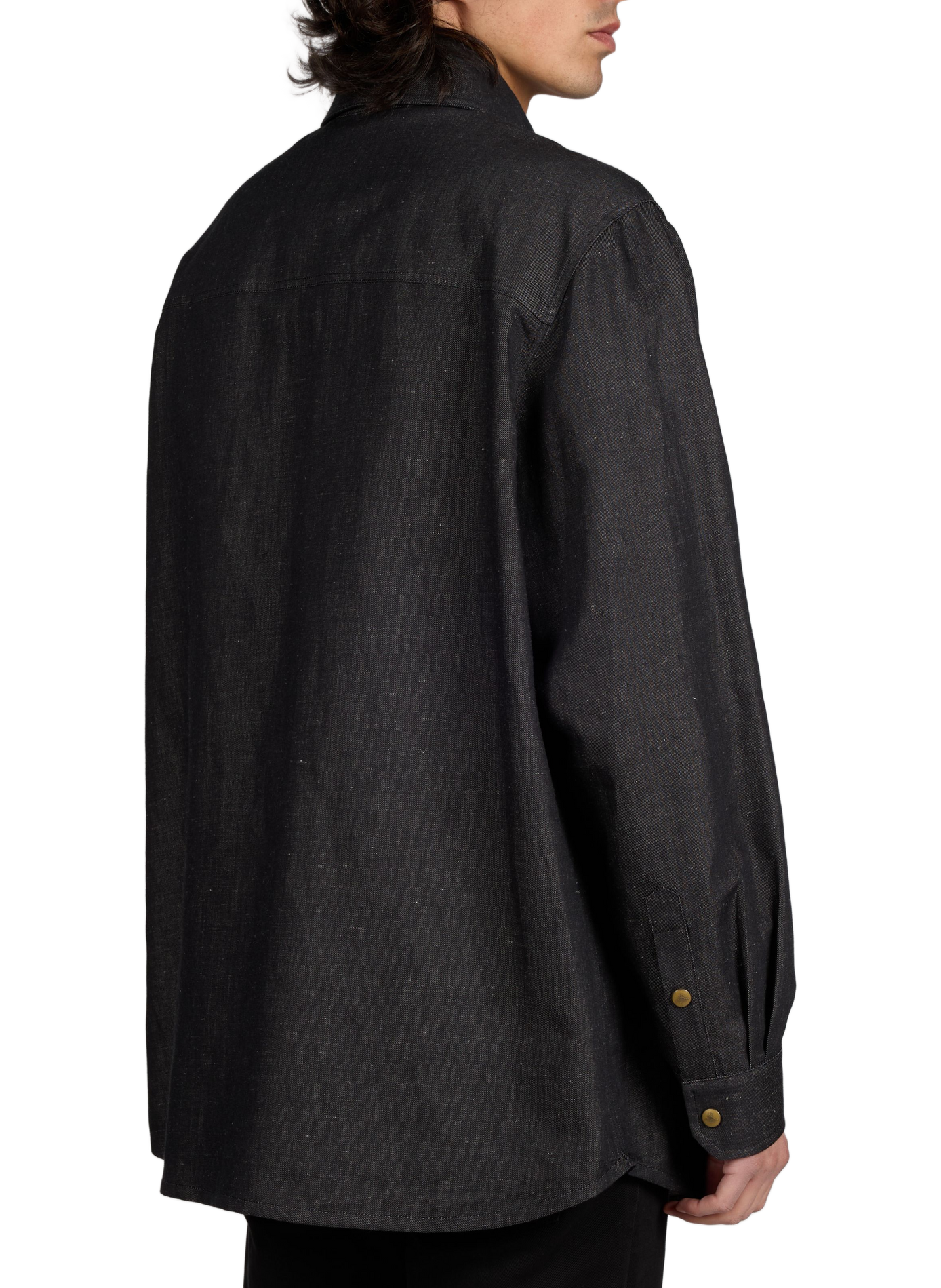 Achilles cotton and linen shirt VIVIENNE WESTWOOD Blue