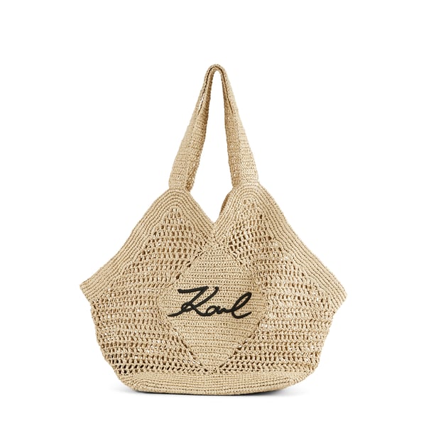 Sac de plage en raphia à logo Sac de plage en raphia à logo