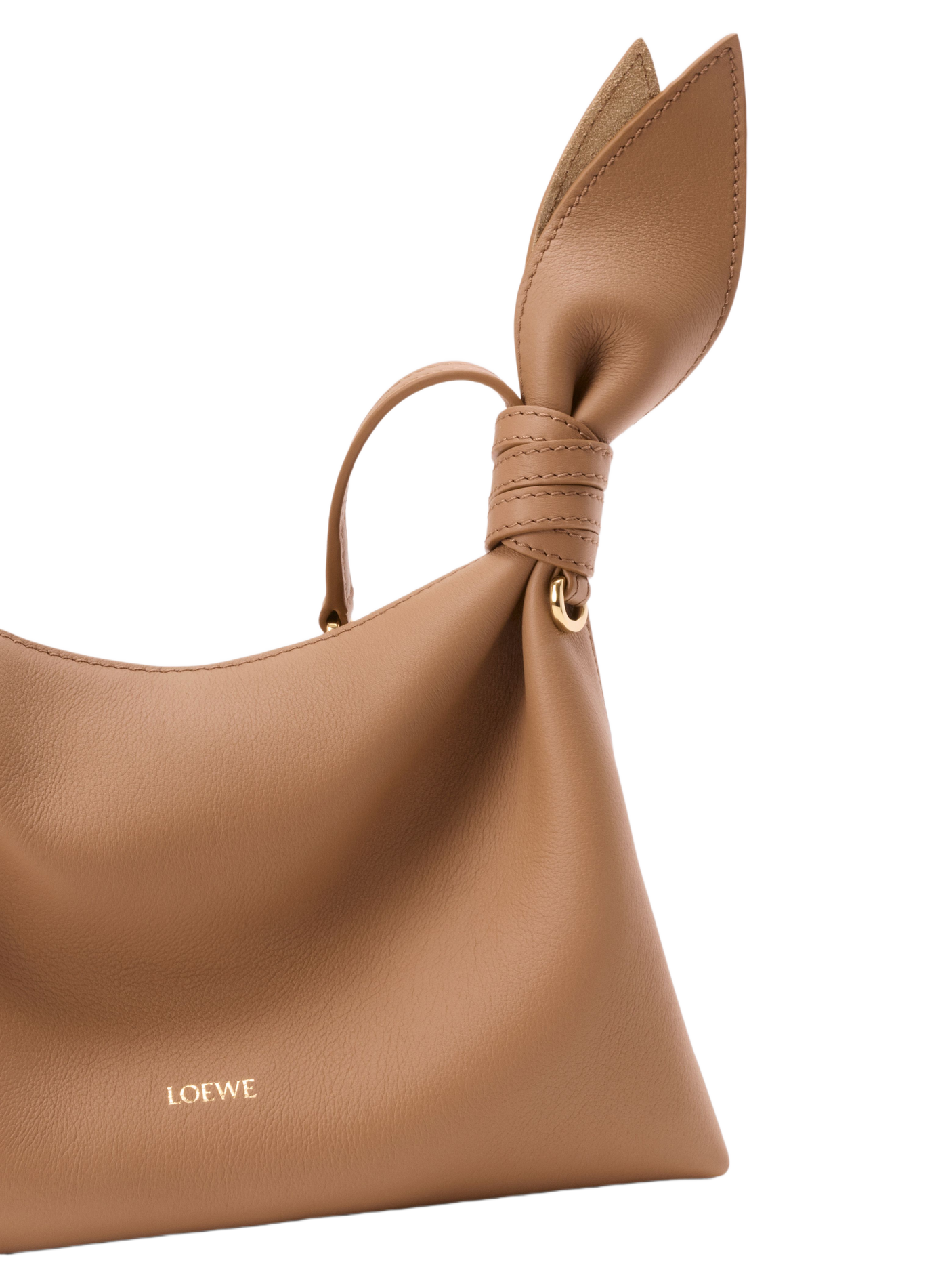 Scarf leather shoulder bag LOEWE Brown