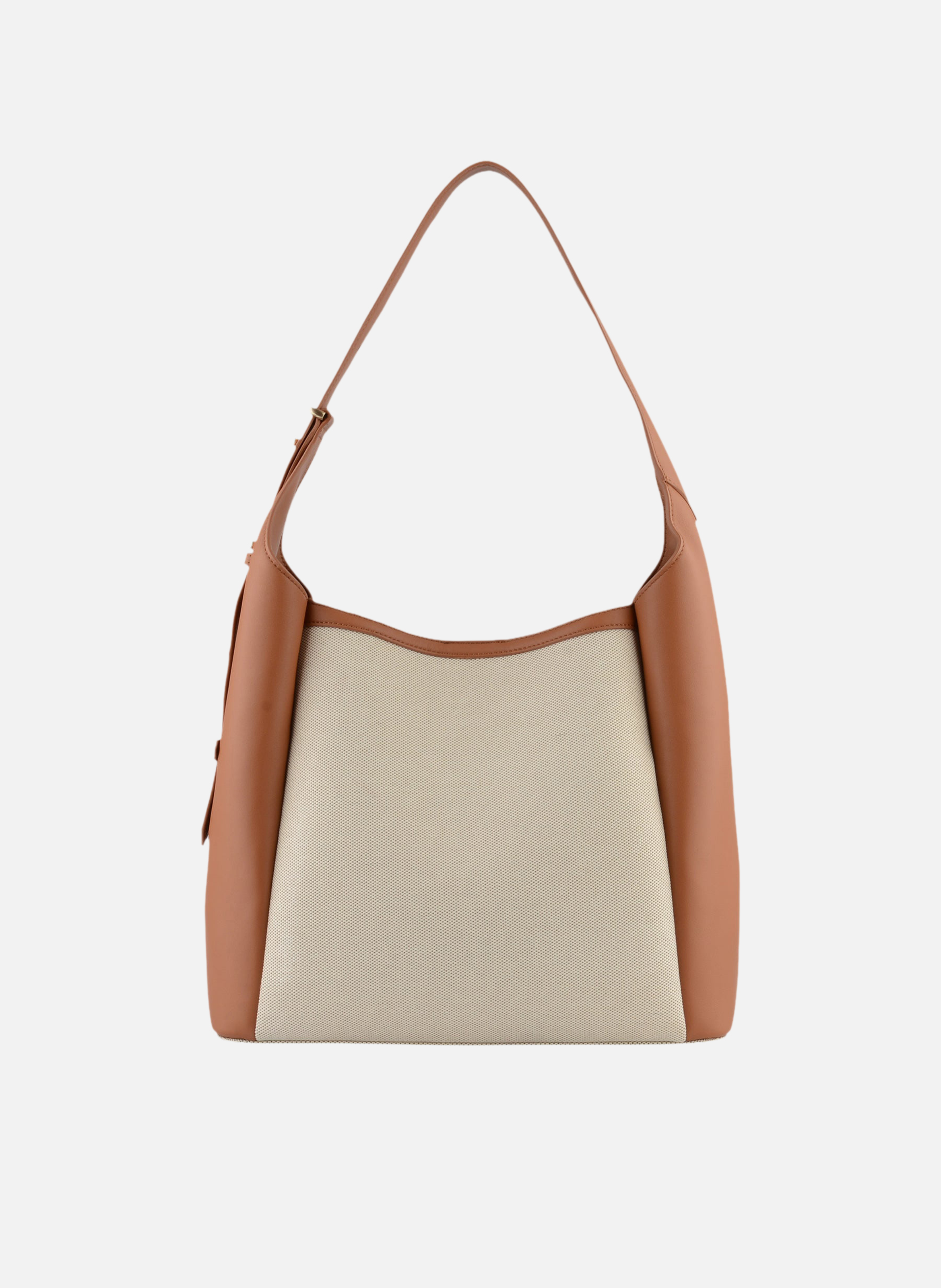Sévigné coton | sac porté épaule POURCHET Marron