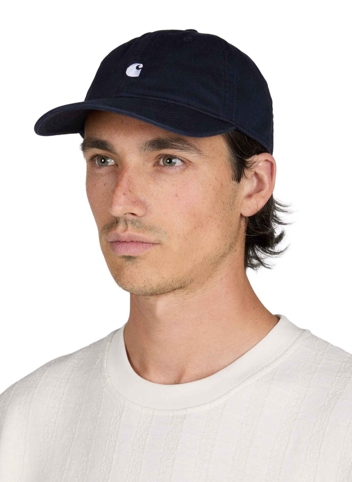 Embroidered cotton baseball cap CARHARTT WIP Blue