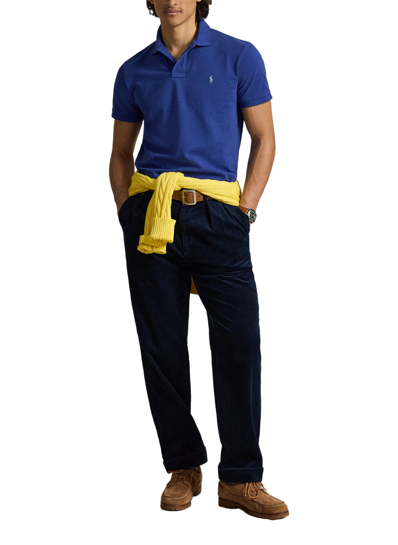 Polo en coton POLO RALPH LAUREN Bleu