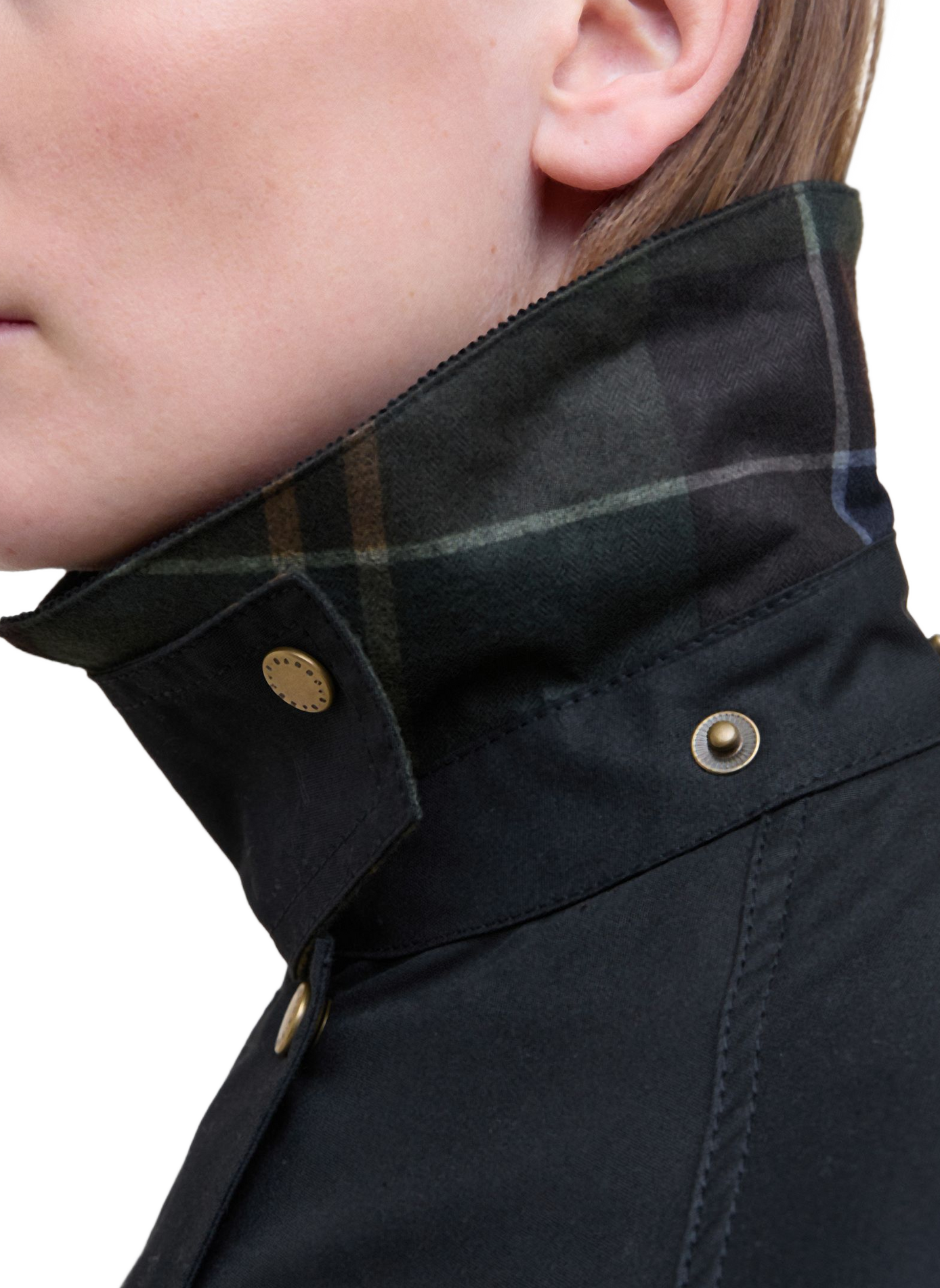 Veste Wax Acorn en coton  BARBOUR Noir