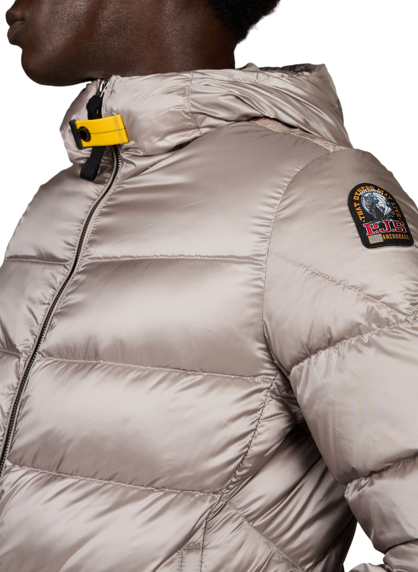 Doudoune matelassé Pharr à capuche PARAJUMPERS Gris
