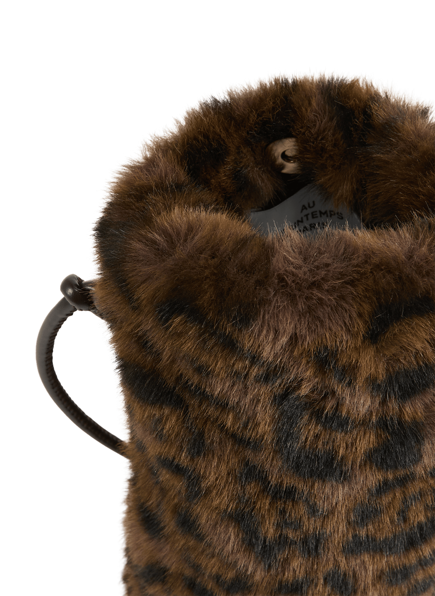 Faux Fur Shoulder Bag AU PRINTEMPS PARIS Multicolour