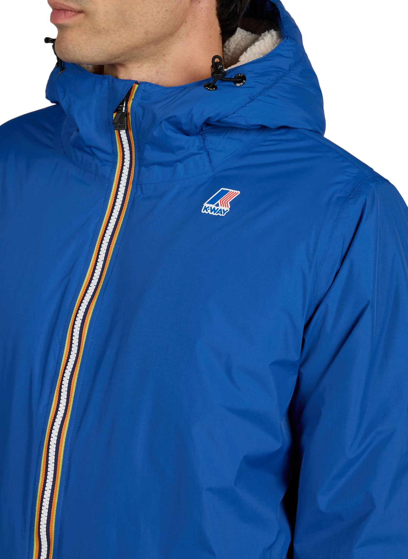 Jacket The Real Claude K-WAY Blue