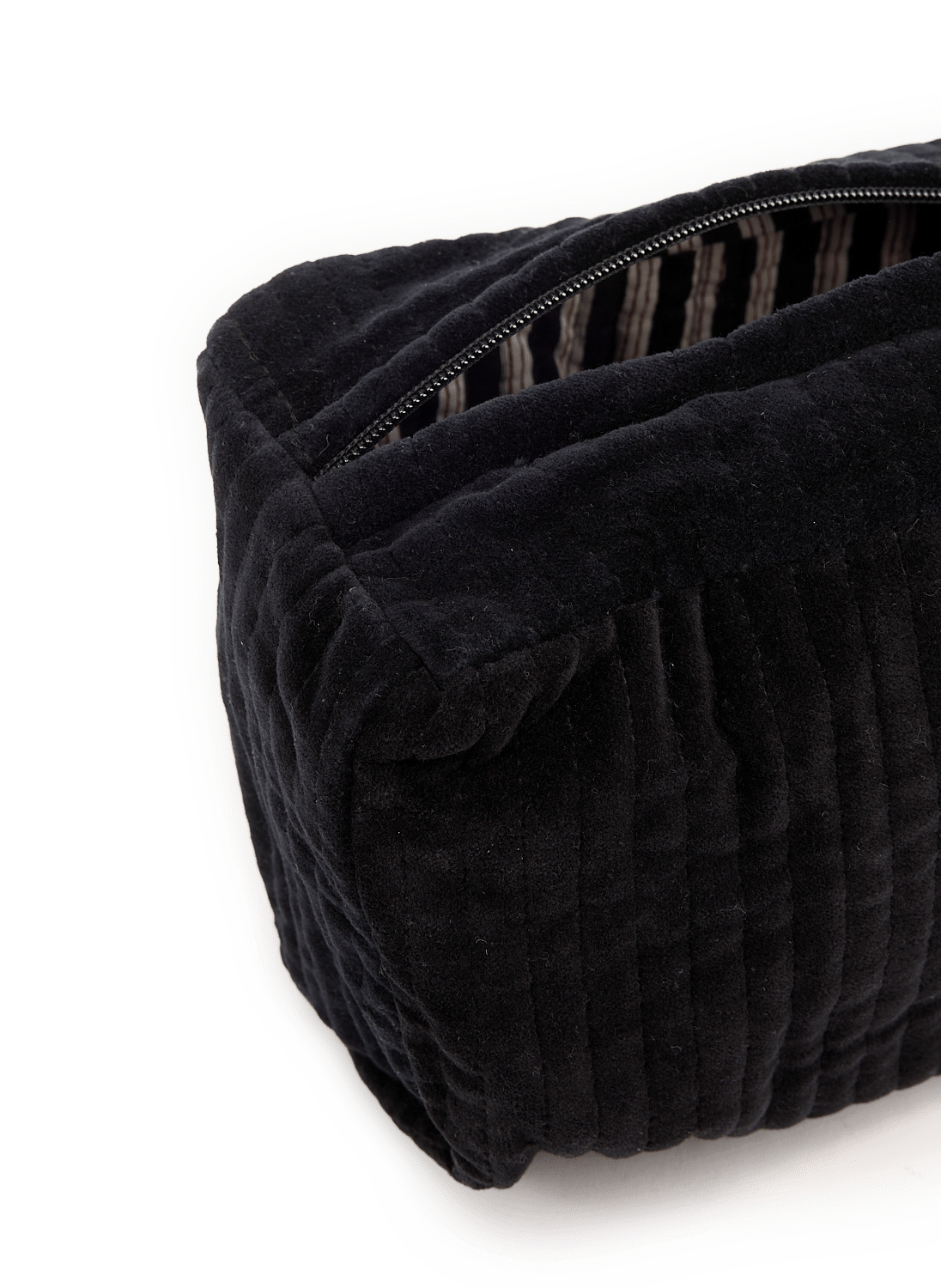 Gerippte Handtasche AU PRINTEMPS PARIS Schwarz