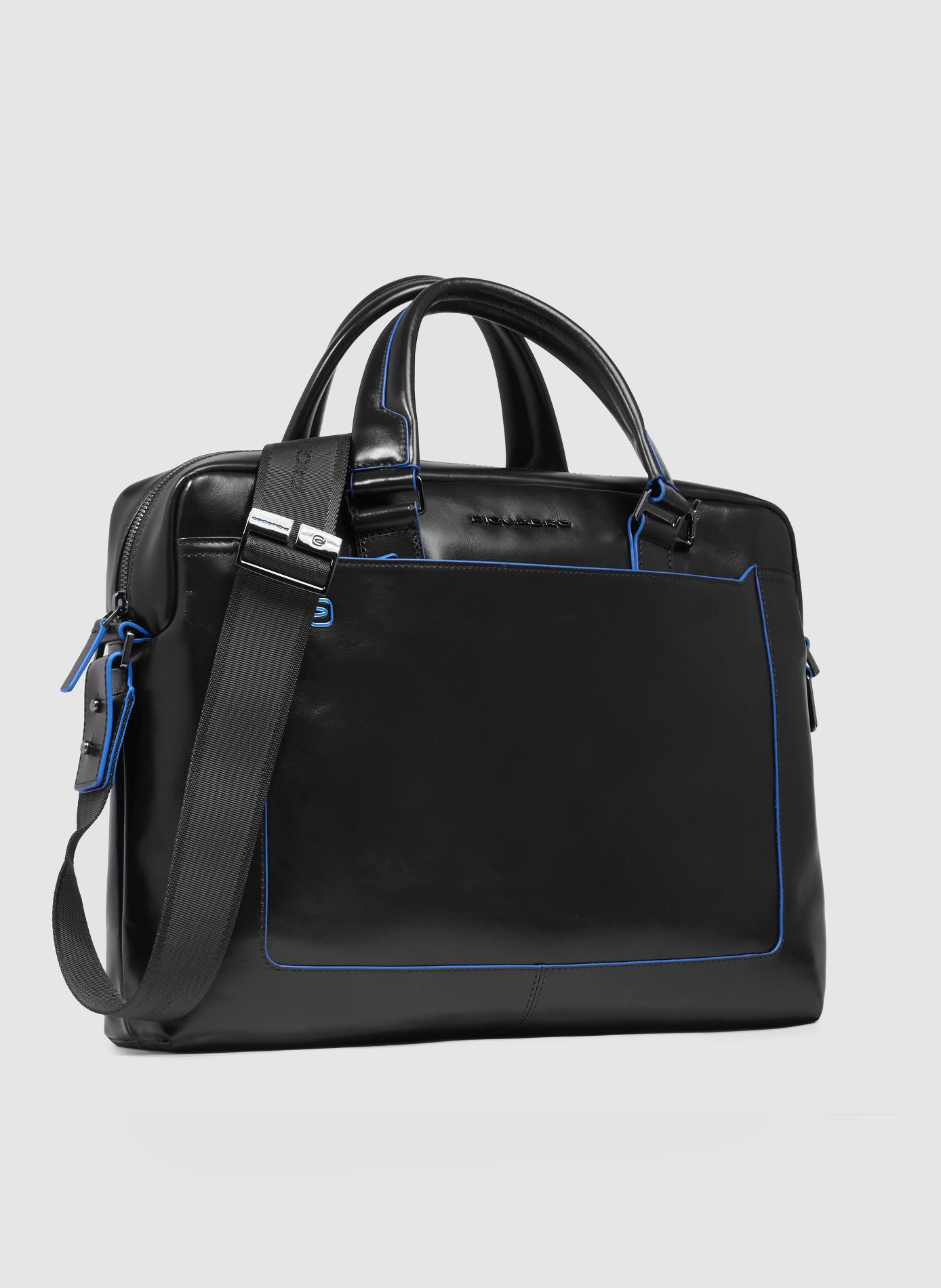 Aanpasbare tas voor 14" laptop PIQUADRO Zwart