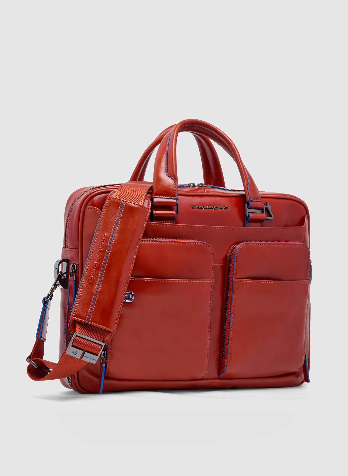 15" laptop tas op maat gemaakt PIQUADRO Bruin