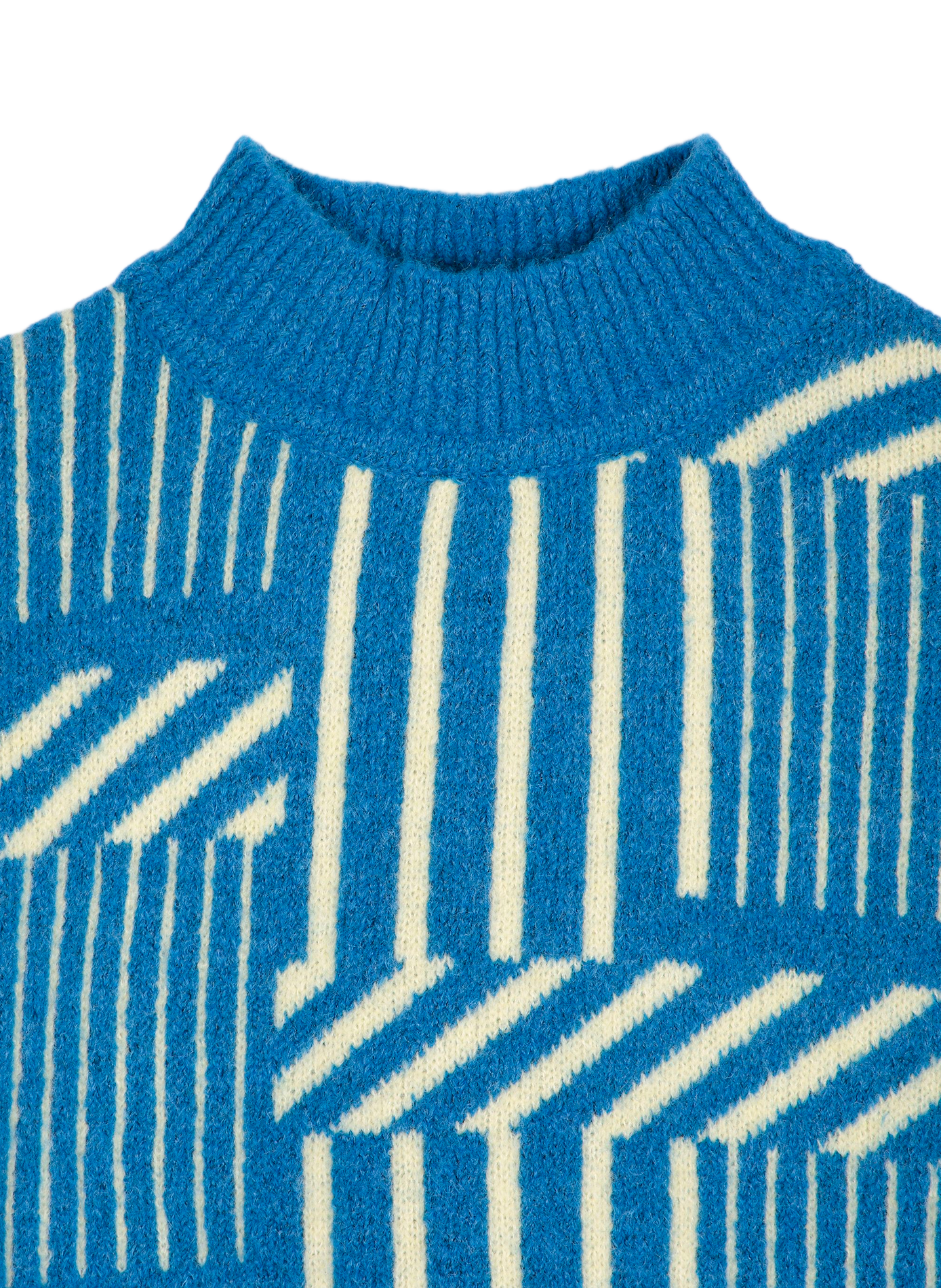 Pull col rond ample imprimé BOBO CHOSES Blue