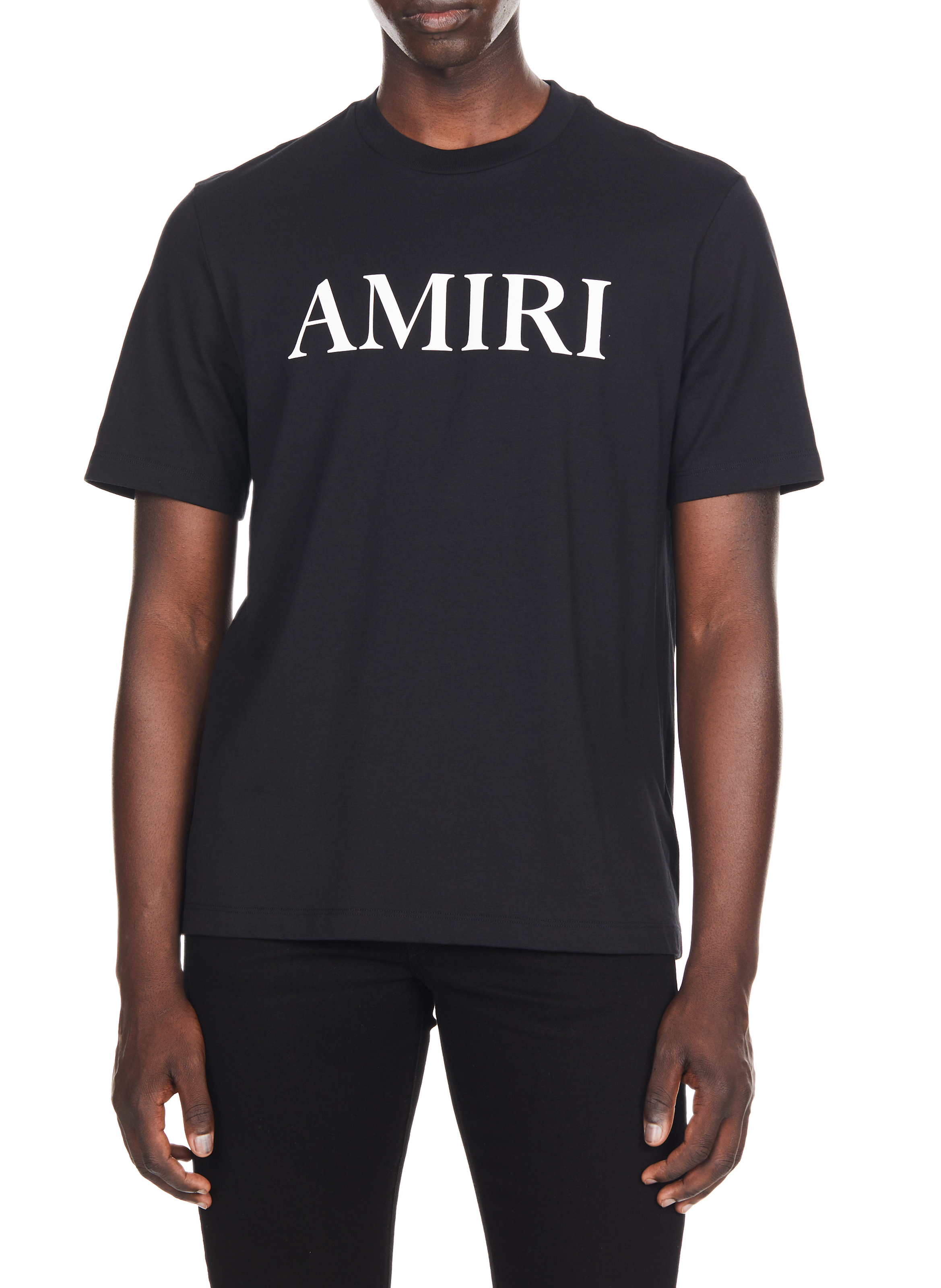 Cotton T-shirt with logo AMIRI Black