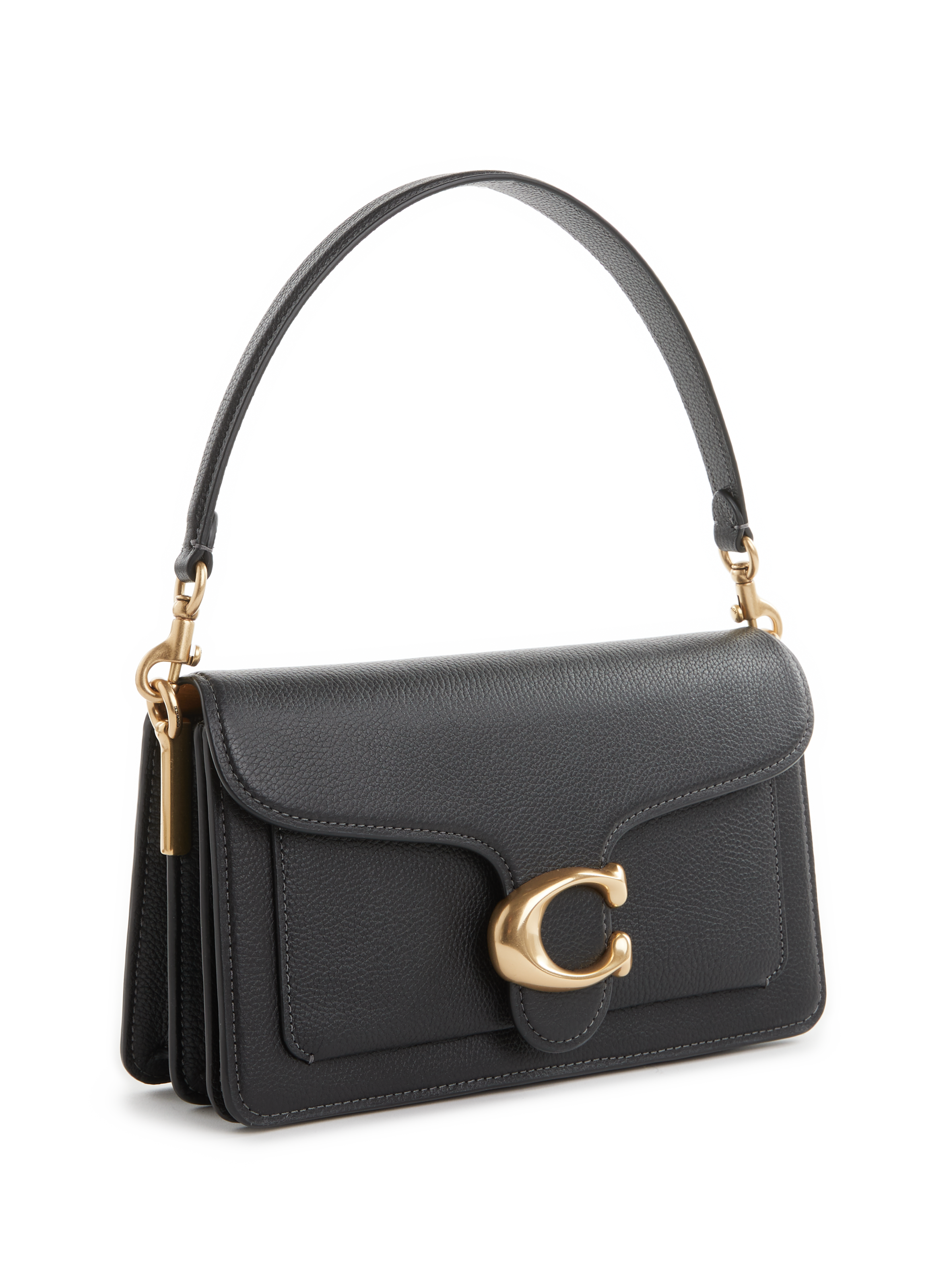 Tabby leather shoulder bag COACH Black
