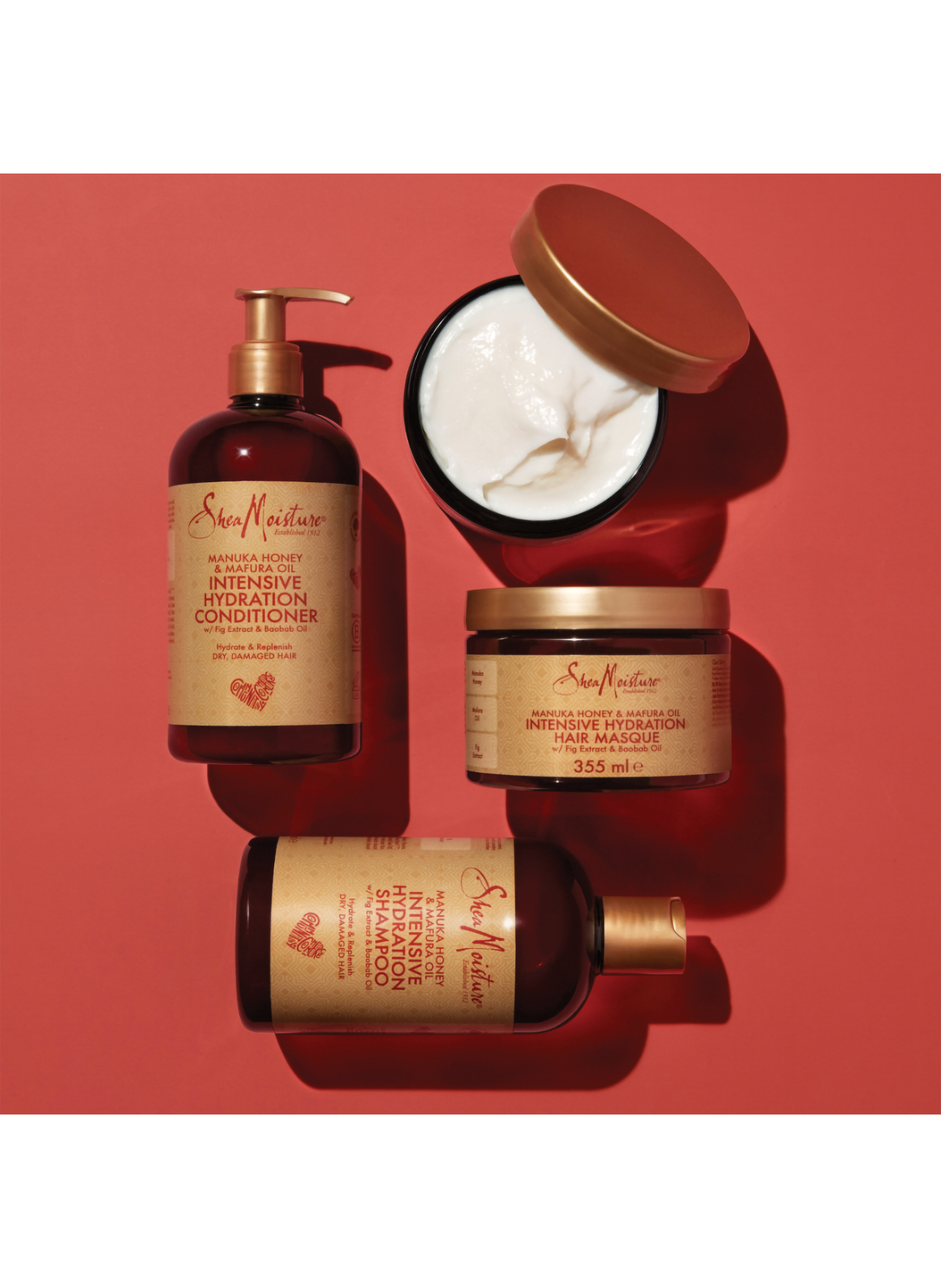 Shampoing Hydratation intense - Miel de Manaka et Huile de Mafura SHEA MOISTURE No color